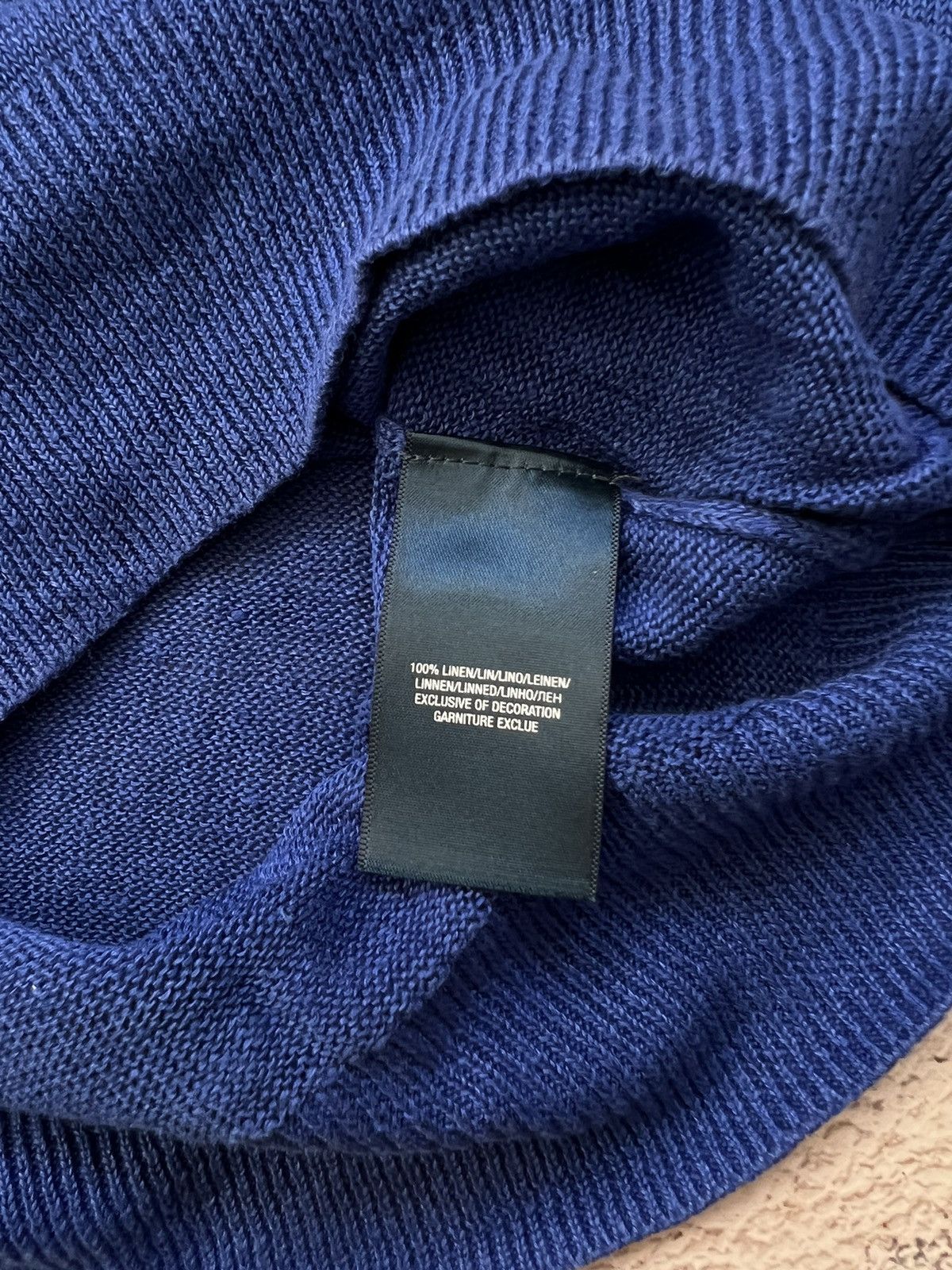 Polo Ralph Lauren × Vintage Polo Ralph Lauren Vintage 100% Linen Light Hoodie Size US M / EU 48-50 / 2 - 6 Thumbnail