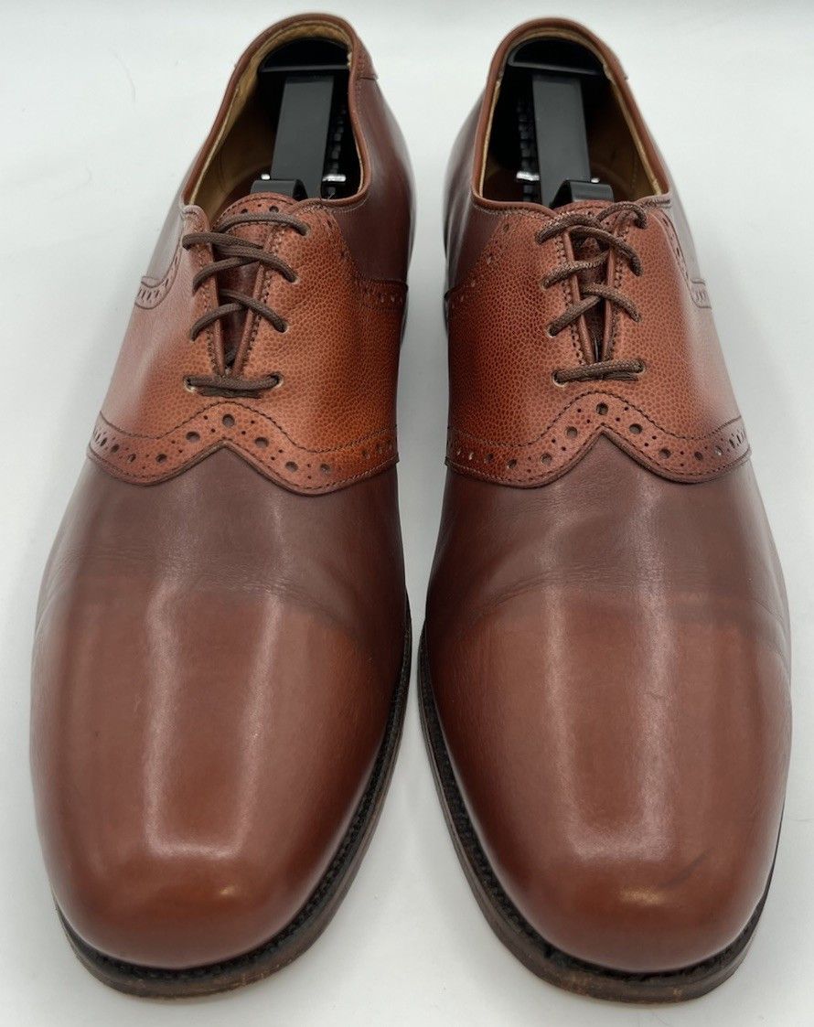 Allen Edmonds Allen Edmonds MONTE CARLO Size 9AA Brown Leather & Snakeskin Size US 9 / EU 42 - 1 Thumbnail