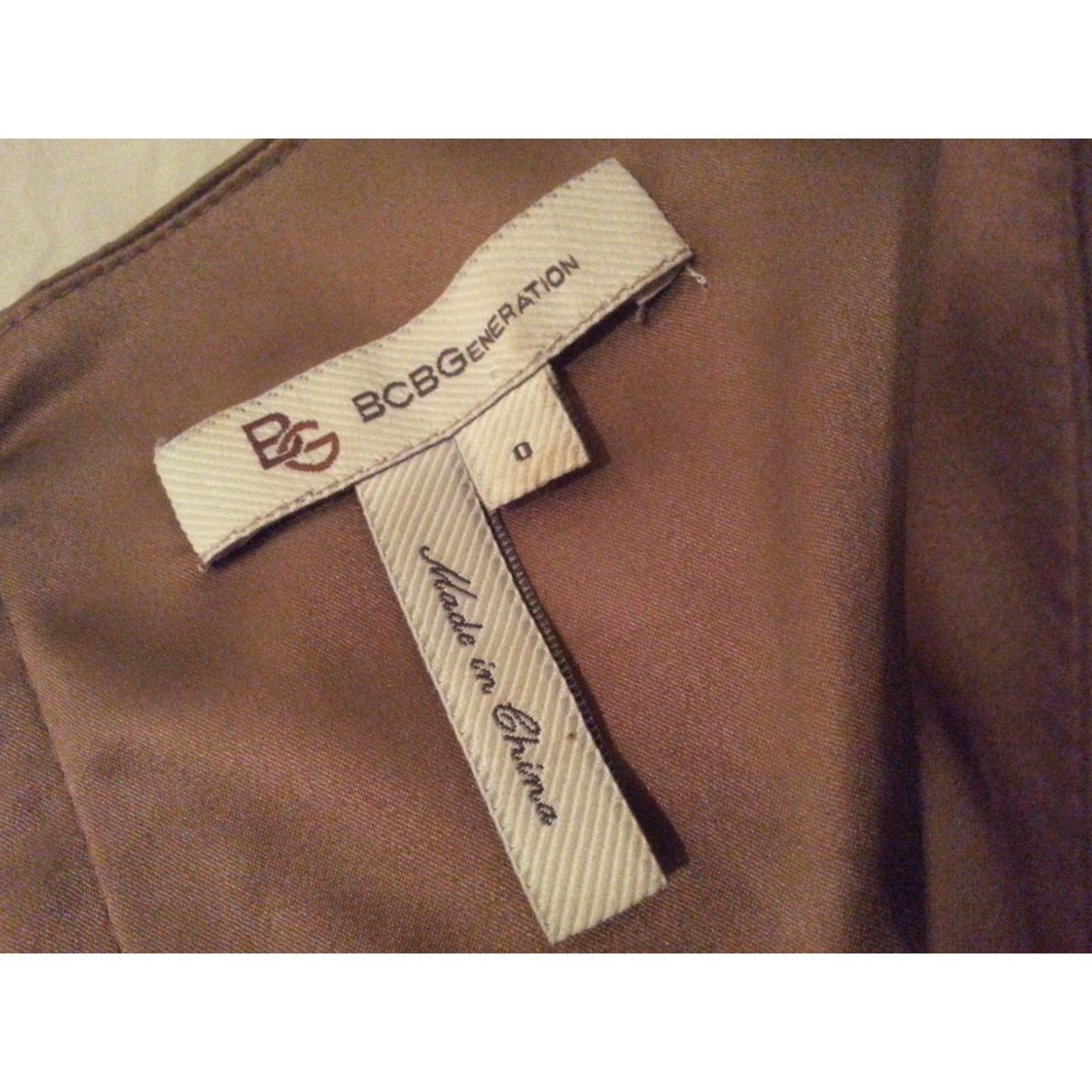 Bcbgmaxazria Womens BCBGMAXAZRIA Dress 0 Midi Brown Size 0 Size XS / US 0-2 / IT 36-38 - 4 Thumbnail