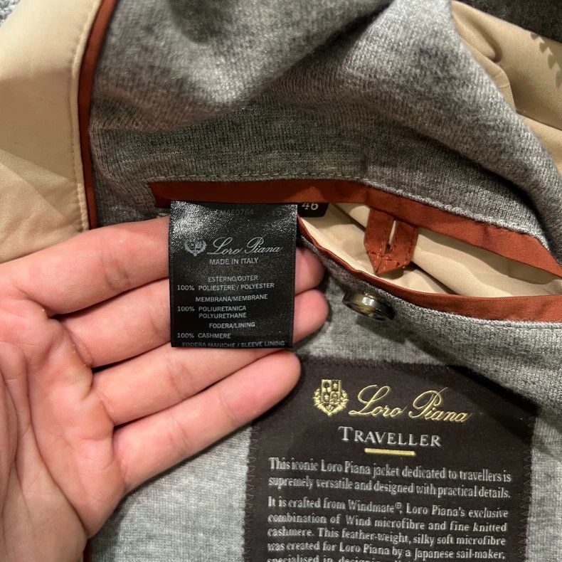 Loro Piana Loro Piana Sabei-colored traveler's jacket 2504-Nextarrow Size L / US 10 / IT 46 - 4 Thumbnail
