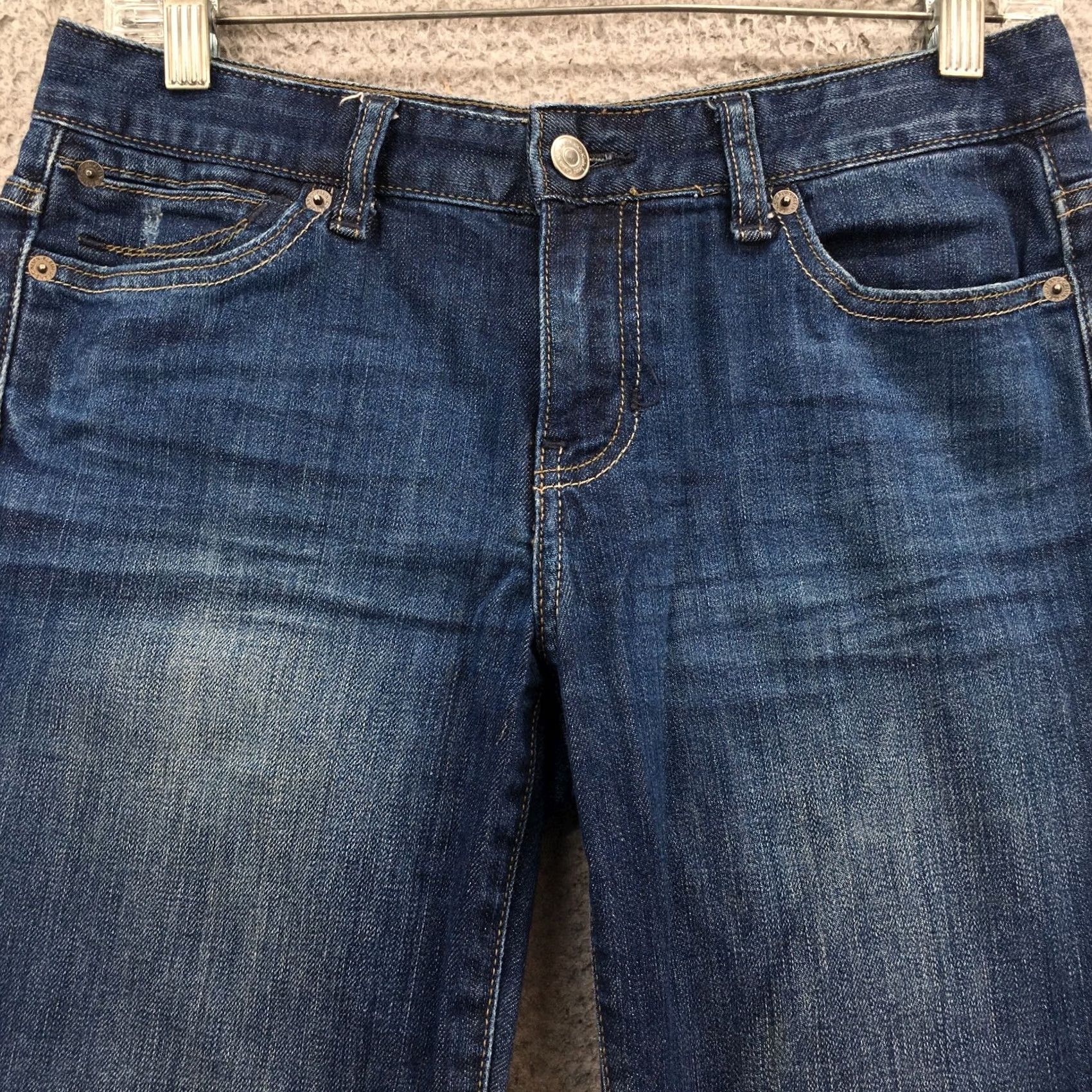 Calvin Klein Calvin Klein Jeans Bootcut Womens 27 Regular Blue Denim Zip Pants 5-Pocket Classic Modern California CK Size 27" / US 4 / IT 40 - 2 Thumbnail