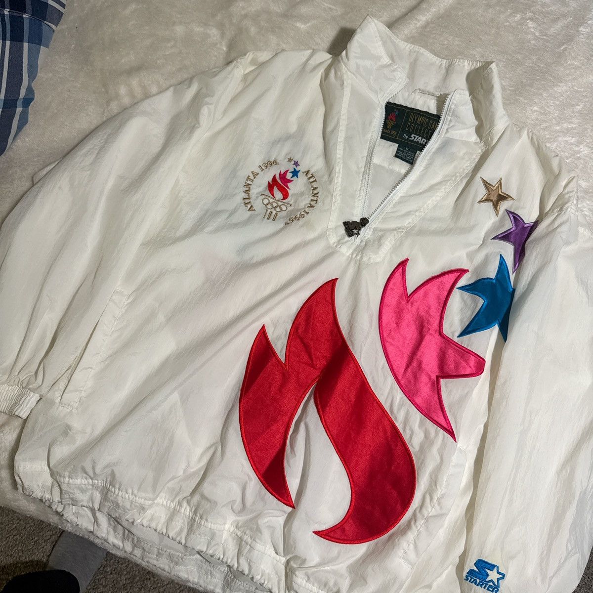 Starter Jacket Vintage Rare Olympic Games 1996 Atlanta 1996 Size US XL / EU 56 / 4 - 1 Thumbnail