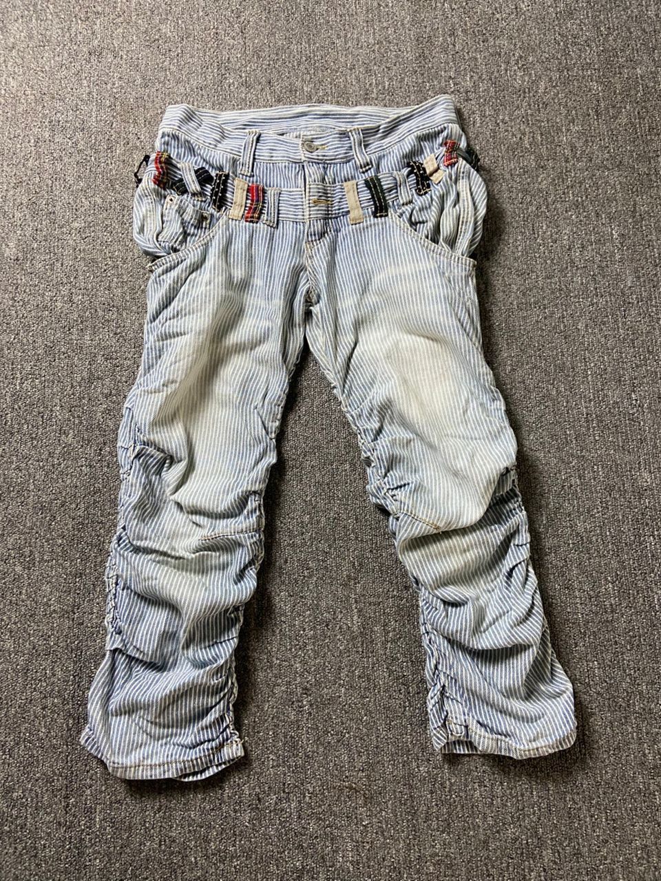 Japanese Brand Japanese Brand Iconic Curve Leg Pants (183) Size US 29 - 1 Thumbnail