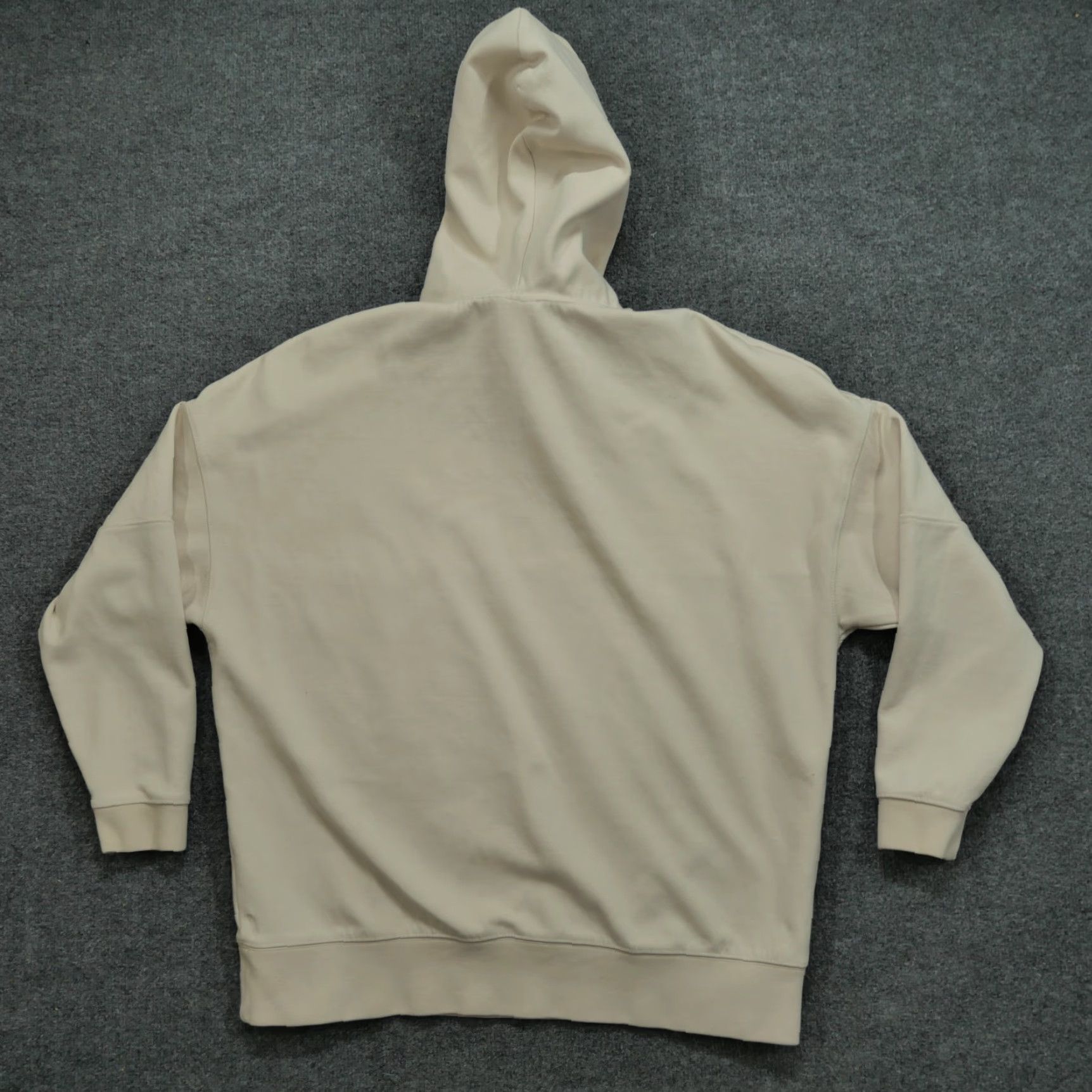 Zara Zara Hoodie Mens Large Tan Cream Pullover Hooded Crew Neck Sweatshirt Logo Classic Unisex Adults L Beige Sty le: Pullover, Hoodie - 90s/ -None Size US L / EU 52-54 / 3 - 7 Thumbnail