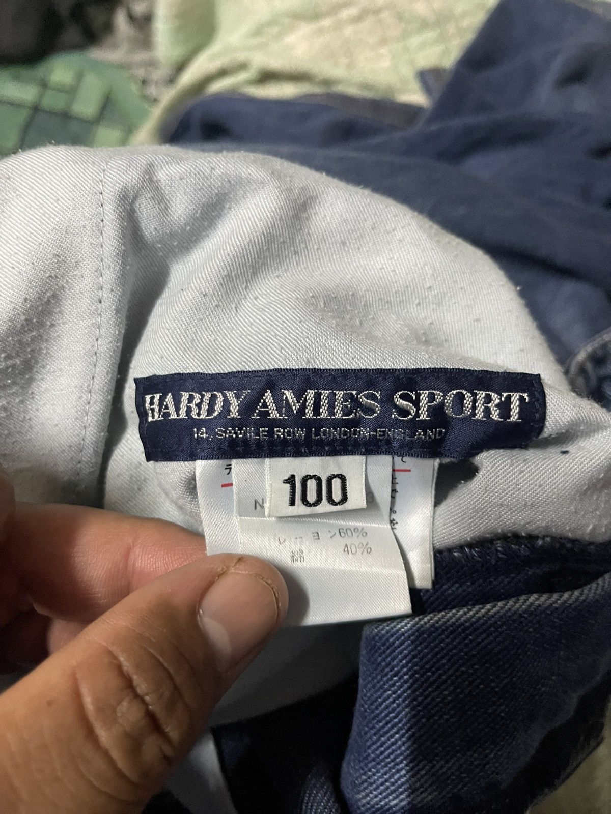 Hardy Amies FLARE !! Hardy Amies Denim Pants Size US 38 / EU 54 - 7 Thumbnail