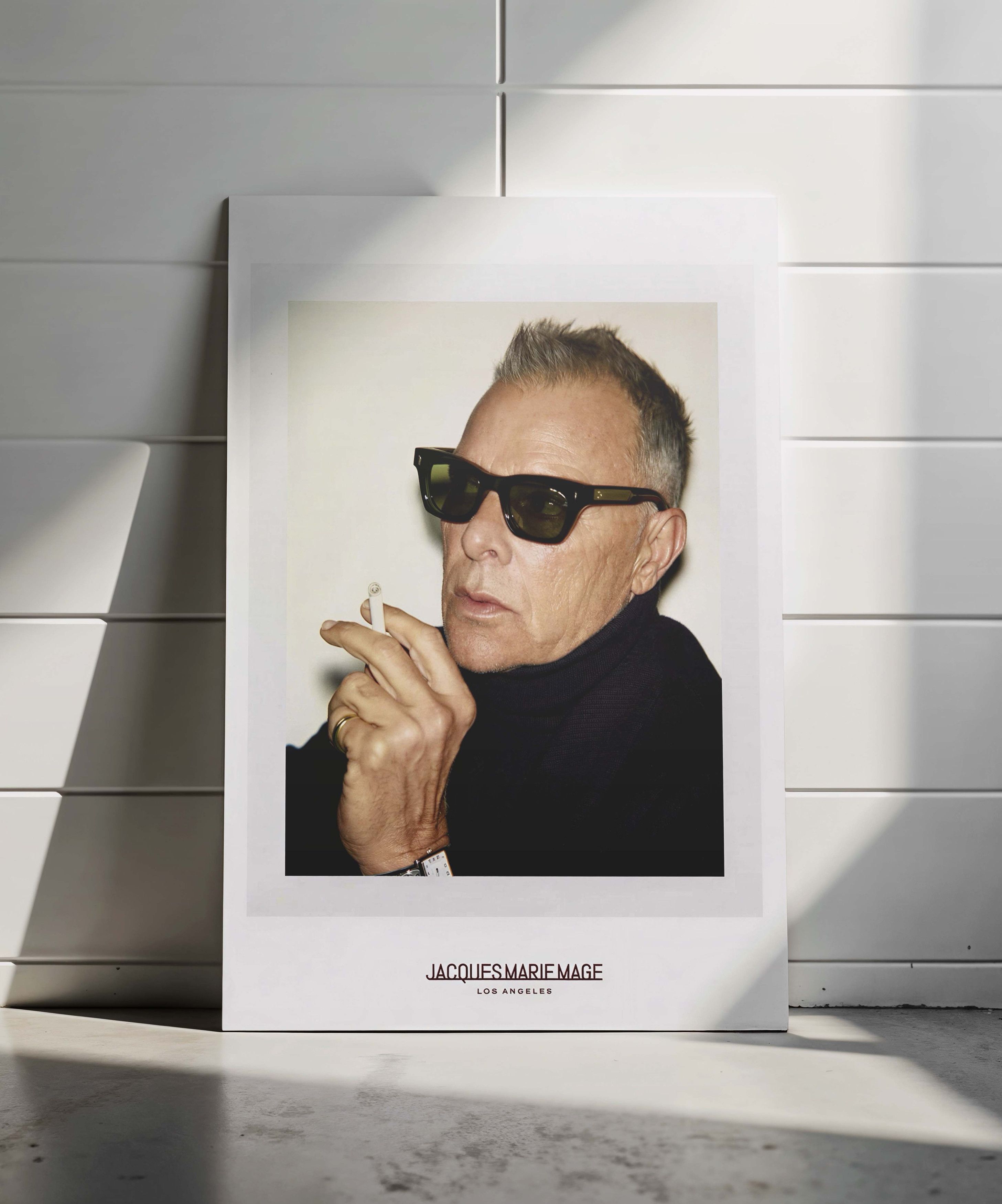 Jacques Marie Mage Jacques Marie Mage Sunglasses Poster Magazine Vintage Book Size ONE SIZE - 1 Thumbnail