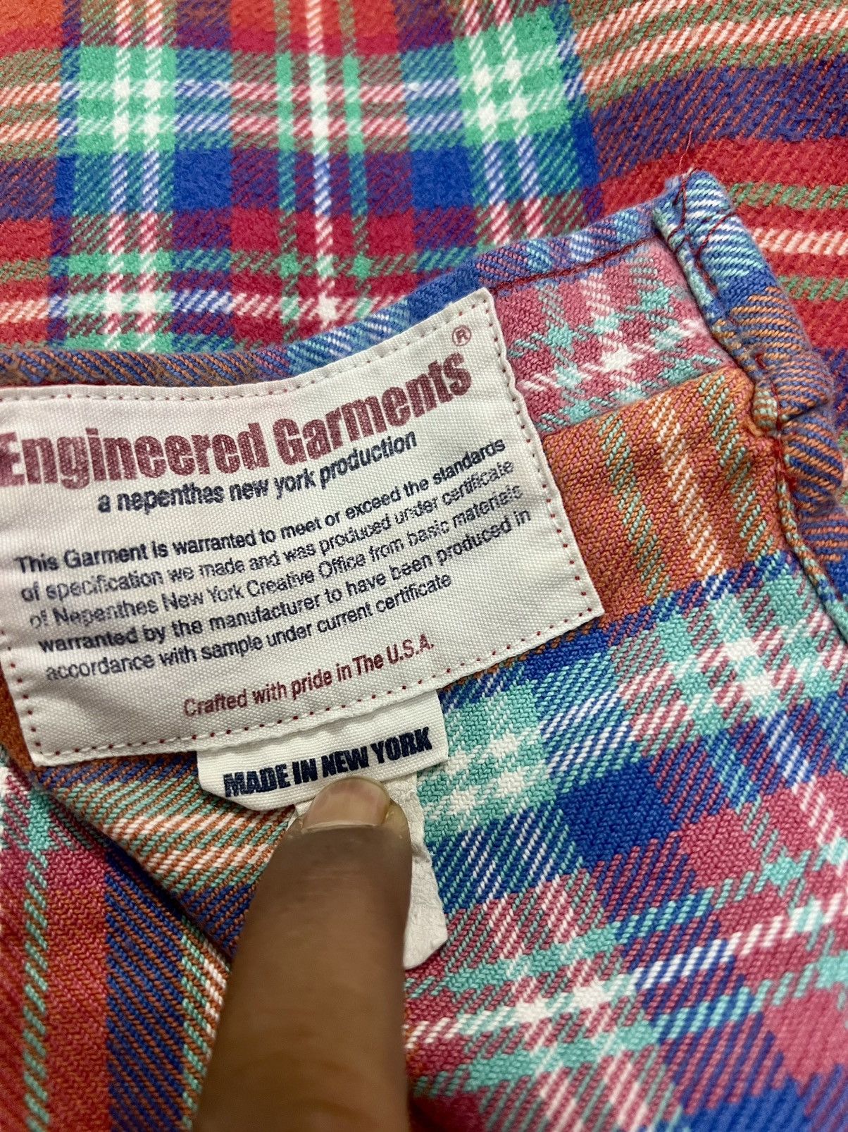 Engineered Garments × Nepenthes Nepenthes New York Engineered Garments Flannel Shirt Size US S / EU 44-46 / 1 - 10 Thumbnail