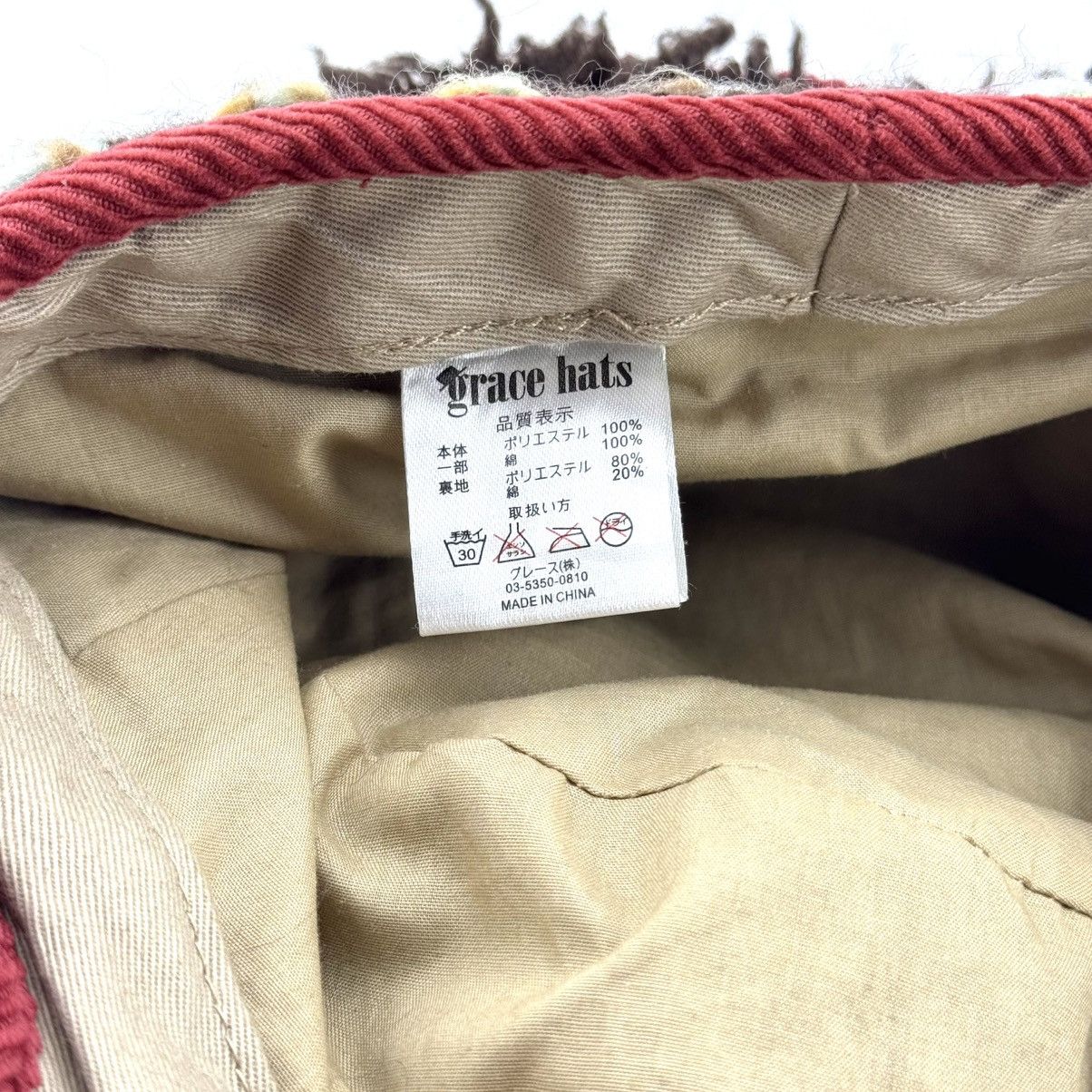 Japanese Brand Grace Hats Japan Shaggy Fleece Newsboy Corduroy Cap Size ONE SIZE - 6 Thumbnail