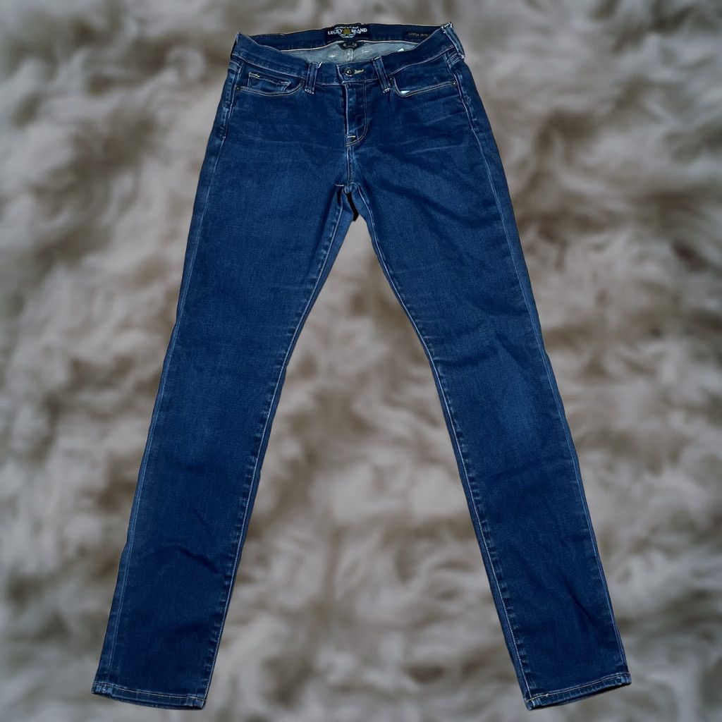 Lucky Brand Lucky Brand Jeans Womens 6/28 Regular Sofia Skinny Stretch Mid Rise Blue Denim Size 28" / US 6 / IT 42 - 1 Thumbnail