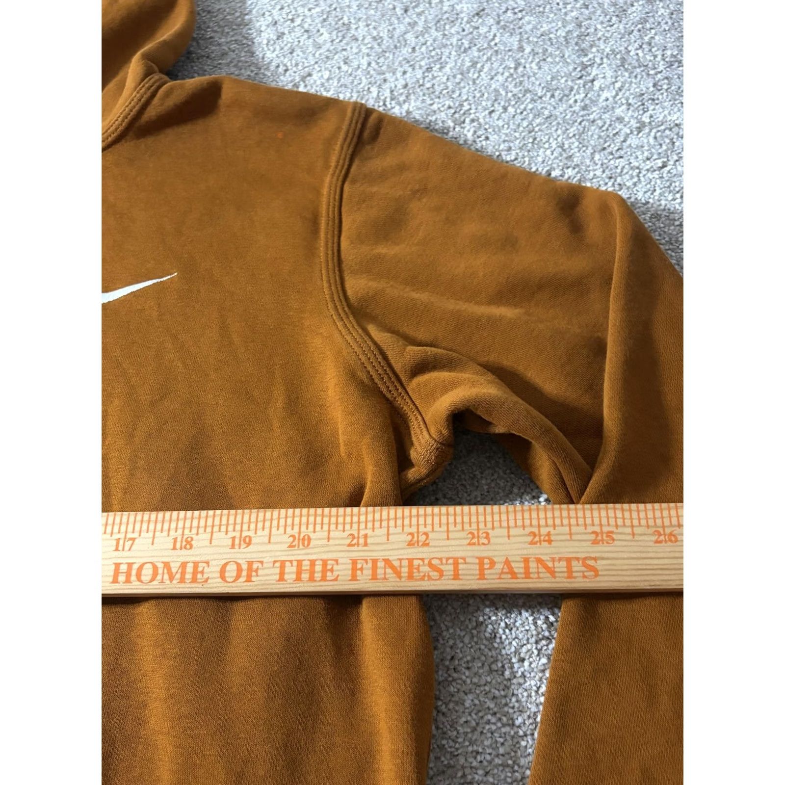 Nike Nike Hoodie Mens Large Orange Fleece Pullover Swoosh Sweatshirt 826433-290 Size US L / EU 52-54 / 3 - 6 Thumbnail