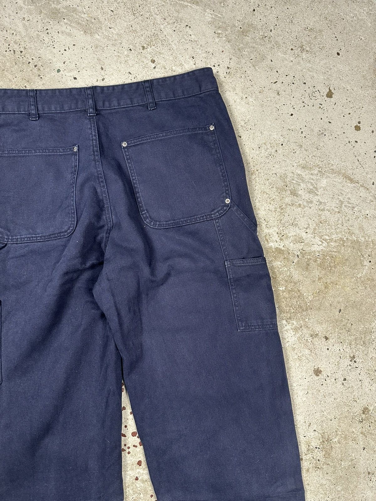 Carhartt × Vintage Vintage Y2K Carhartt Style Navy Double Knee Denim Pants Jean Size US 32 / EU 48 - 13 Thumbnail