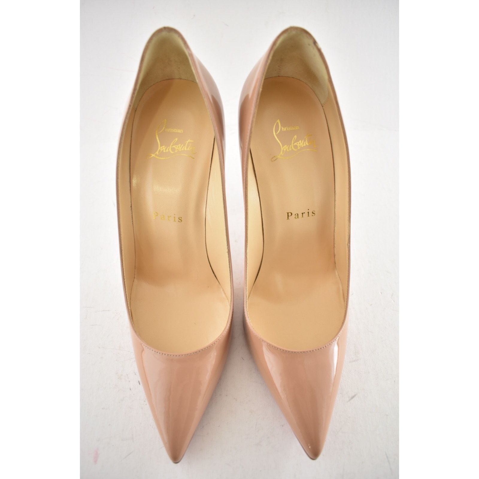 Christian Louboutin Christian Louboutin Decollete 554 100 Patent Nude 6248 Size US 6.5 / IT 36.5 - 9 Thumbnail