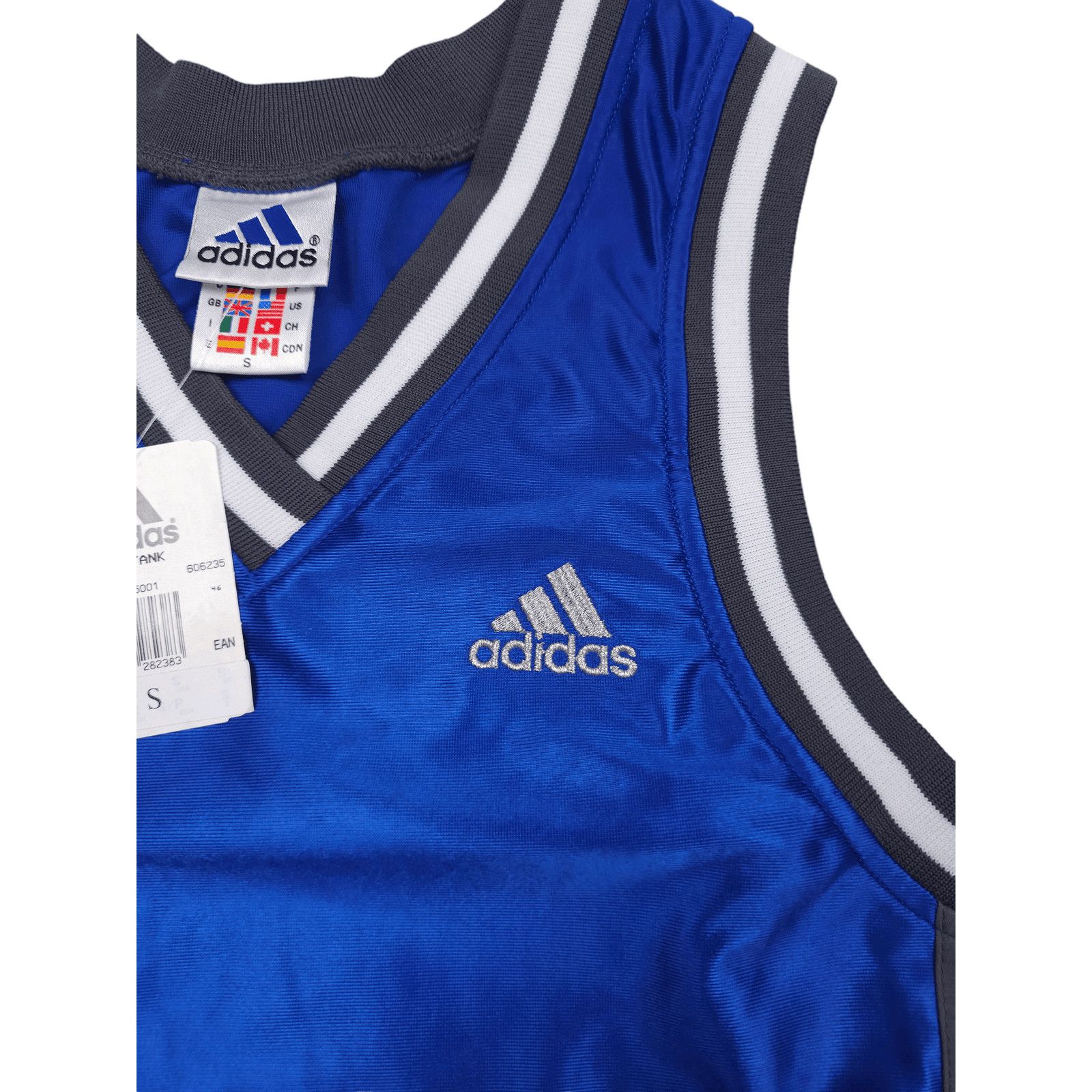 Adidas × NBA 💎 New With Tags Size S Blue Tank Top Sleeveless T-Shirt Size US S / EU 44-46 / 1 - 5 Thumbnail