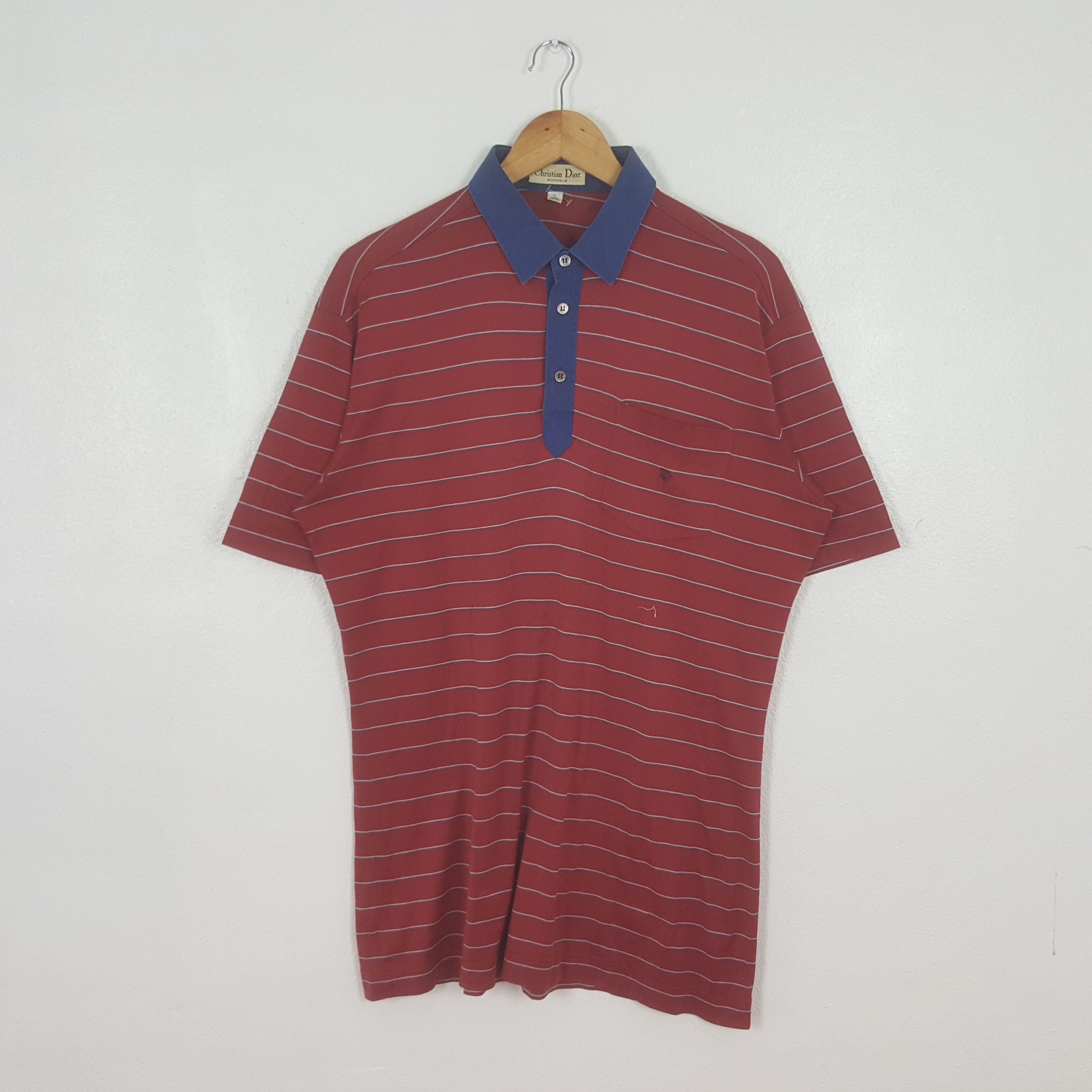 Christian Dior Monsieur Vintage Christian Dior Monsieur Designer Polos C319N73 Size US L / EU 52-54 / 3 - 1 Thumbnail
