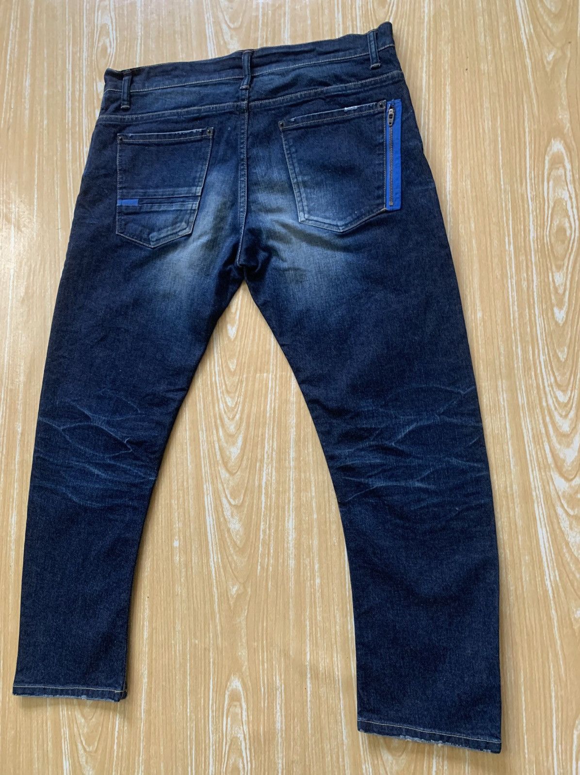 Designer × Japanese Brand 🔥 291295 Homme Japanese Brand Denim Pants New With Tag Size US 34 / EU 50 - 8 Thumbnail