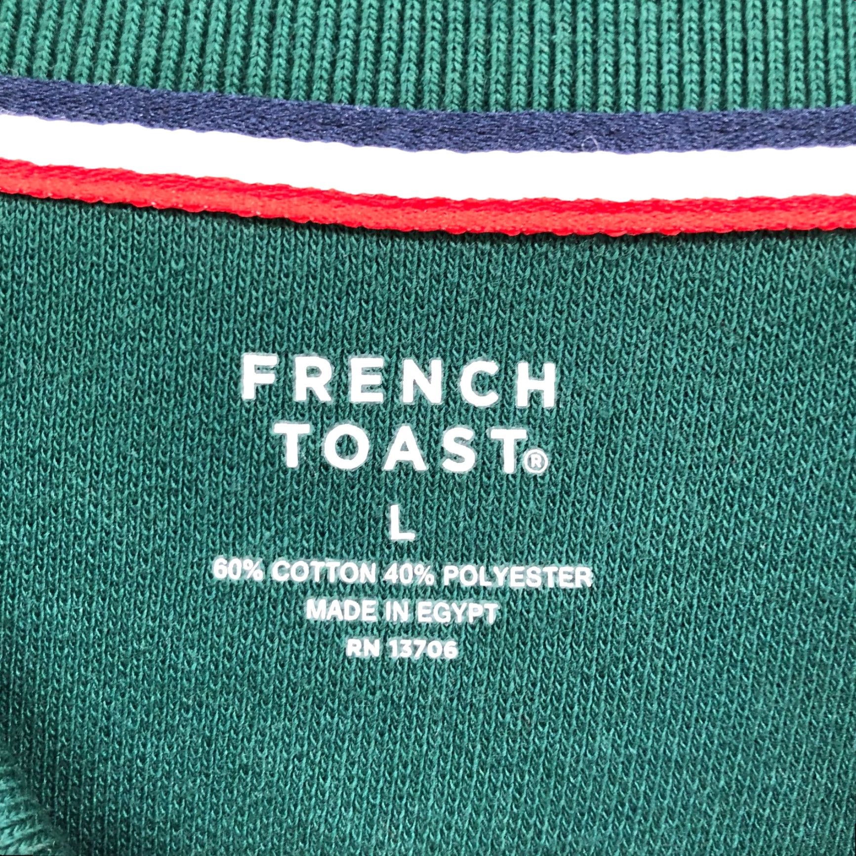 Vintage VINTAGE French Toast Polo Shirt Men L Hunter Green Short Sleeve Cotton Blend Casual Office Uniform Size US L / EU 52-54 / 3 - 7 Thumbnail