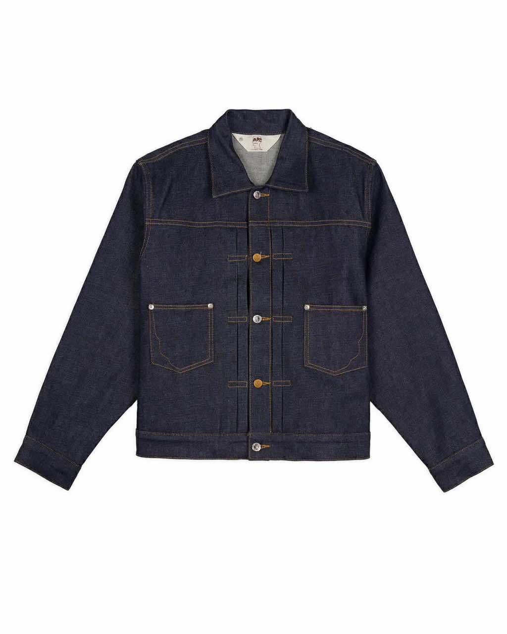 A.P.C. × Brain Dead Brain Dead x A.P.C. Selvedge Trucker Jacket - Indigo Size US S / EU 44-46 / 1 - 7 Thumbnail