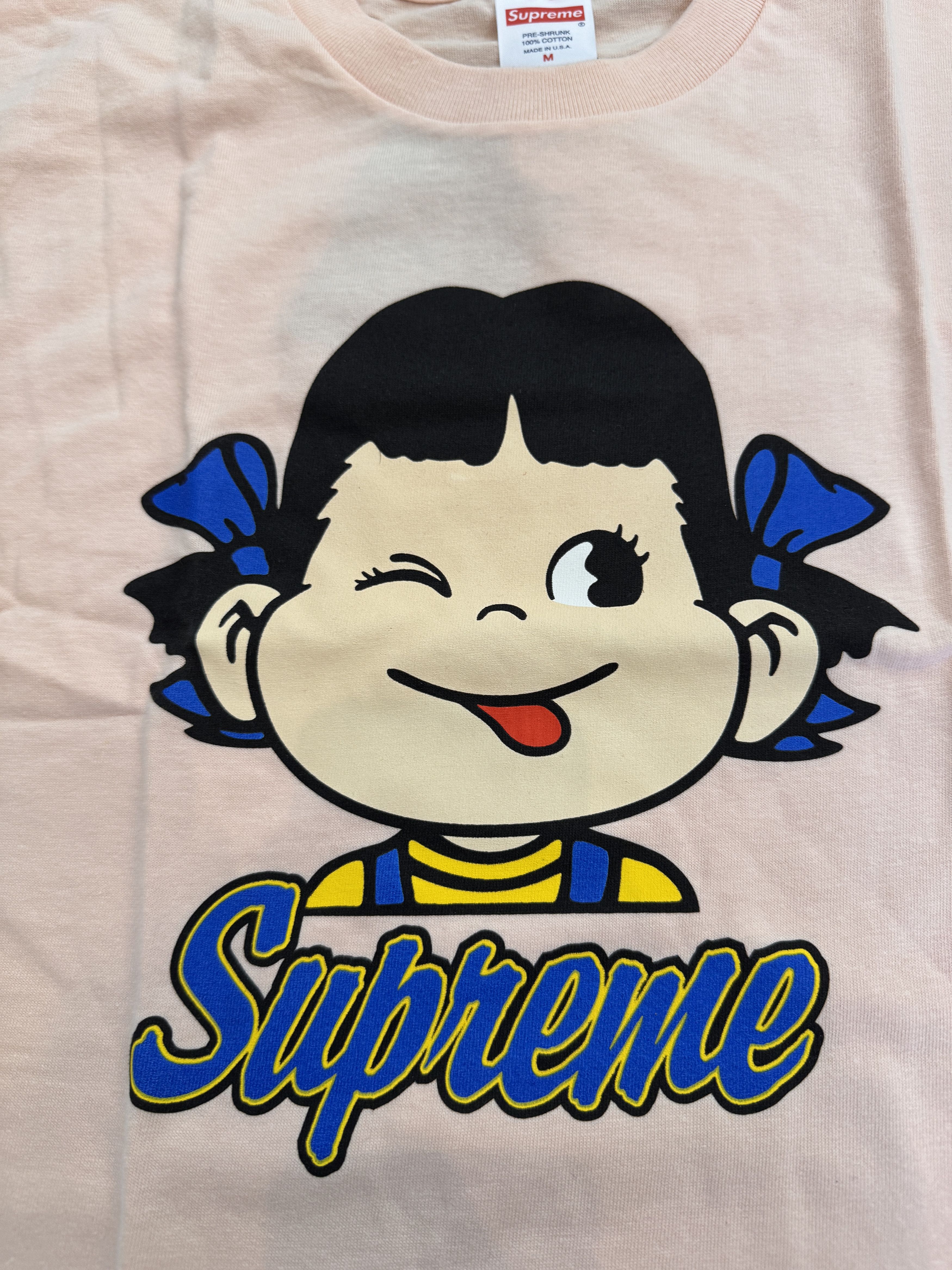 Supreme New Supreme Peko Chan Candy Tee Pink 2015 Size US M / EU 48-50 / 2 - 2 Thumbnail