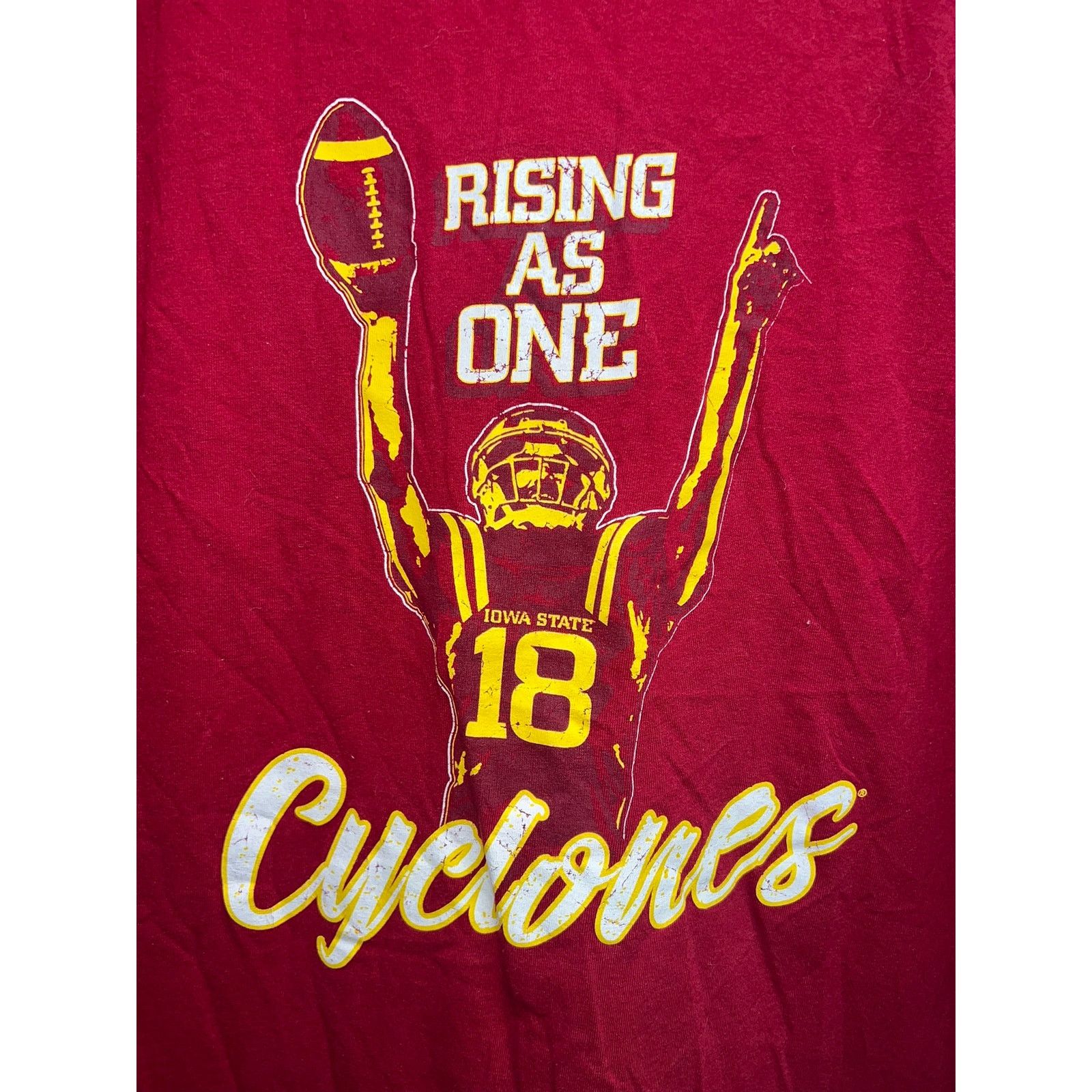 Gildan Iowa State Cyclones Shirt Rising As Once NCAA Football Tee Size US XXL / EU 58 / 5 - 2 Thumbnail