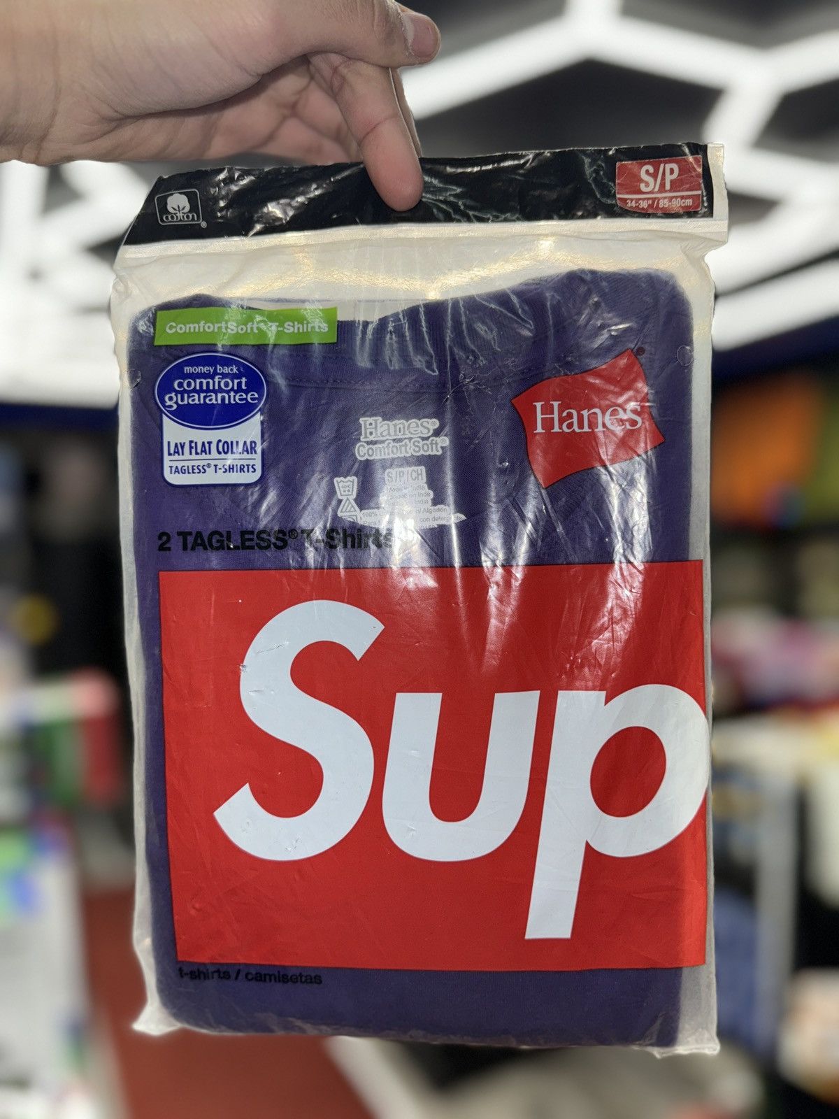 Supreme Supreme Hanes tagless tee (2pack) Size US S / EU 44-46 / 1 - 1 Thumbnail