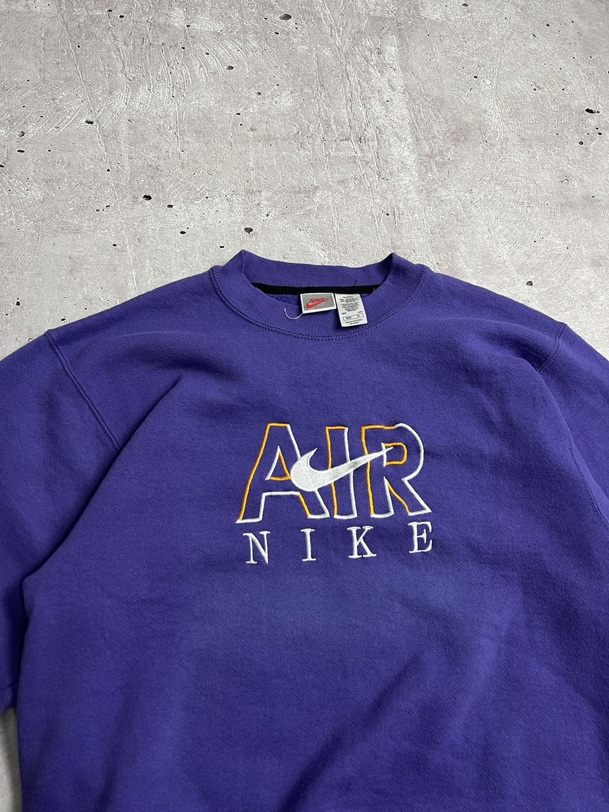 Nike Vintage Nike Big Logo Sweatshirt Size US XL / EU 56 / 4 - 3 Thumbnail