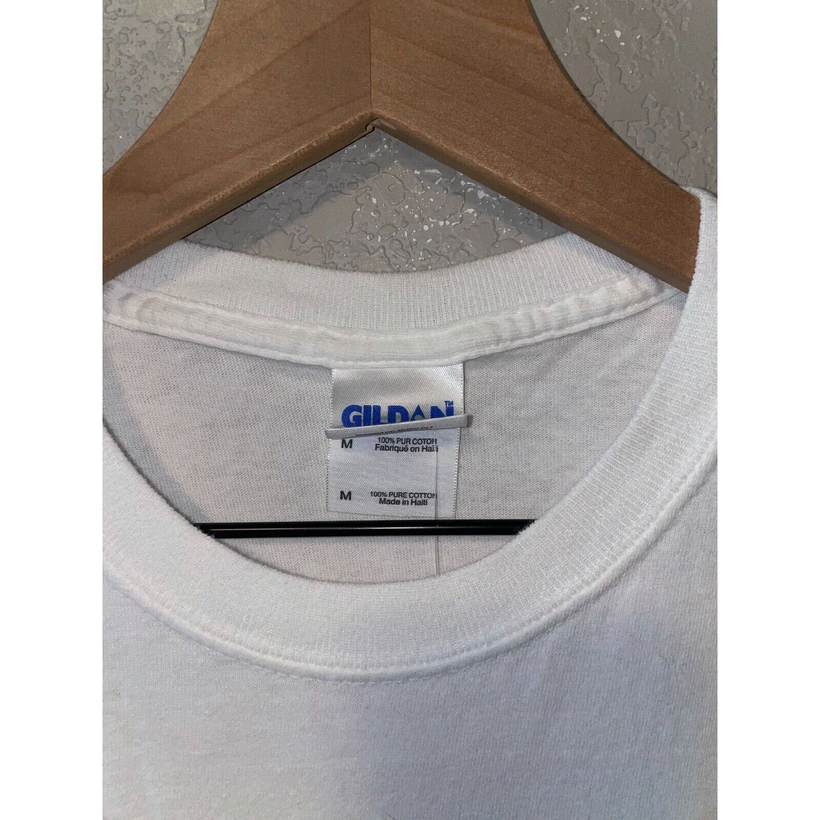 Gildan Vintage Texas Fredericksburg Shirt White Floral Tee VTG M Size US M / EU 48-50 / 2 - 5 Thumbnail