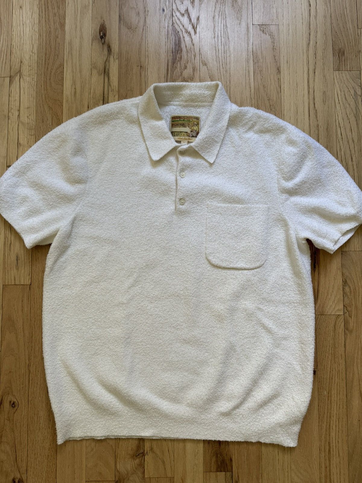 Aime Leon Dore Aimé Leon Dore White Terry Polo | Grailed