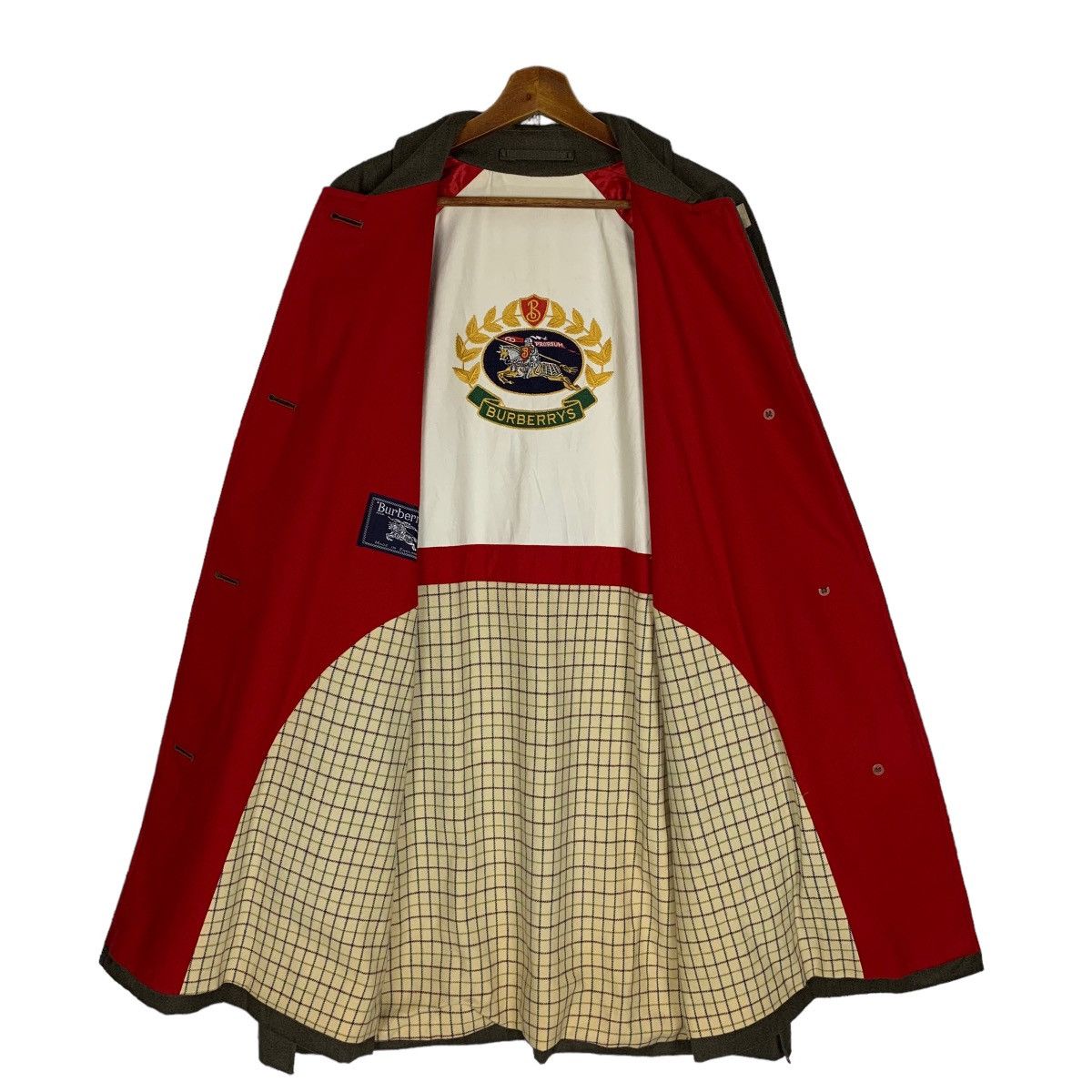 Burberry × Vintage Vintage Burberry Long Coat Jacket Size XL / US 12-14 / IT 48-50 - 7 Thumbnail