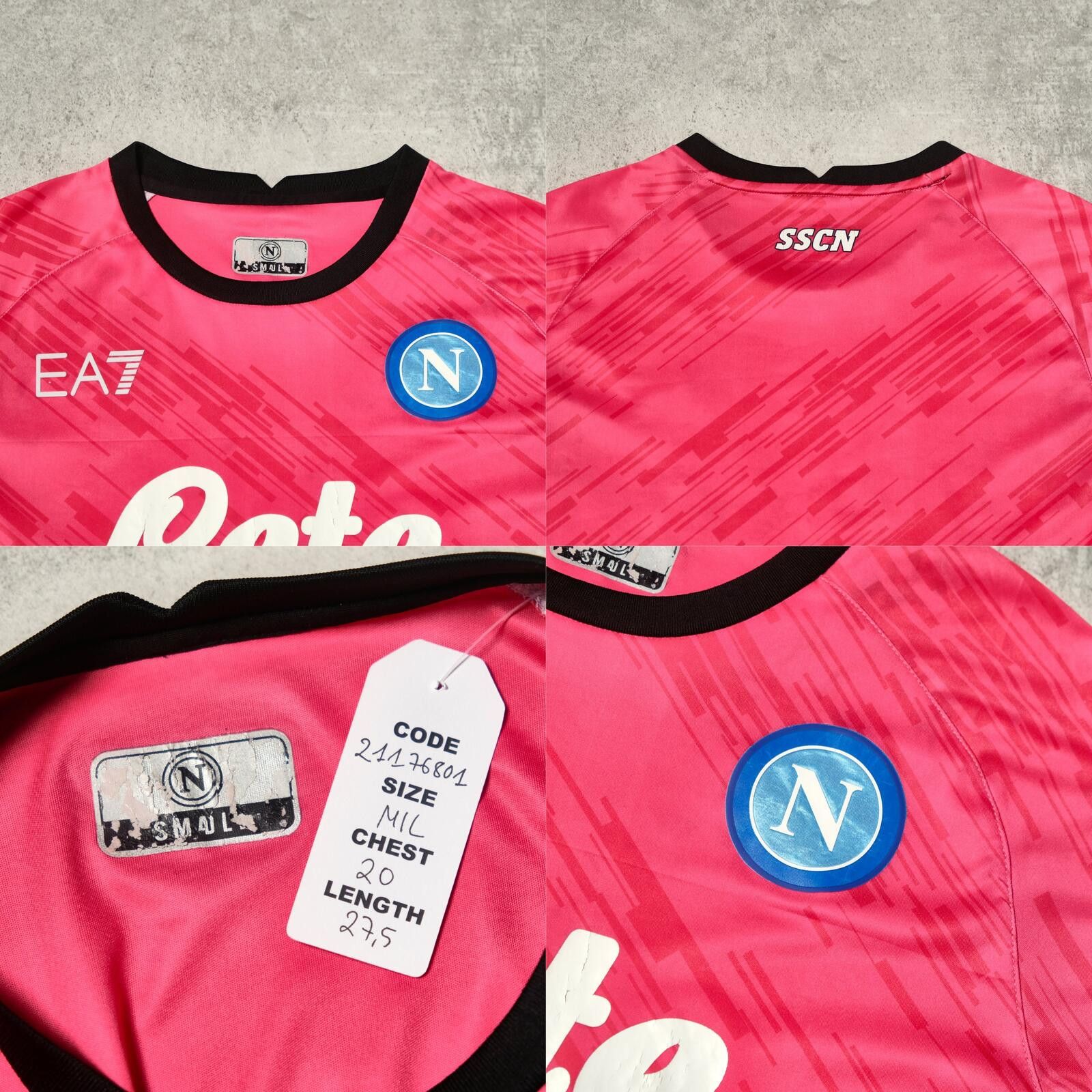 Other 2022/23 Napoli Goalkeeper Shirt EA7 (M/L) Size US M / EU 48-50 / 2 - 4 Thumbnail