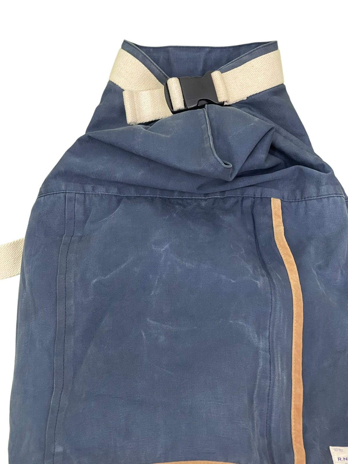 Japanese Brand Backpack R. Newbold Cotton Canvas Leather Bag 1🟩 Size ONE SIZE - 8 Thumbnail