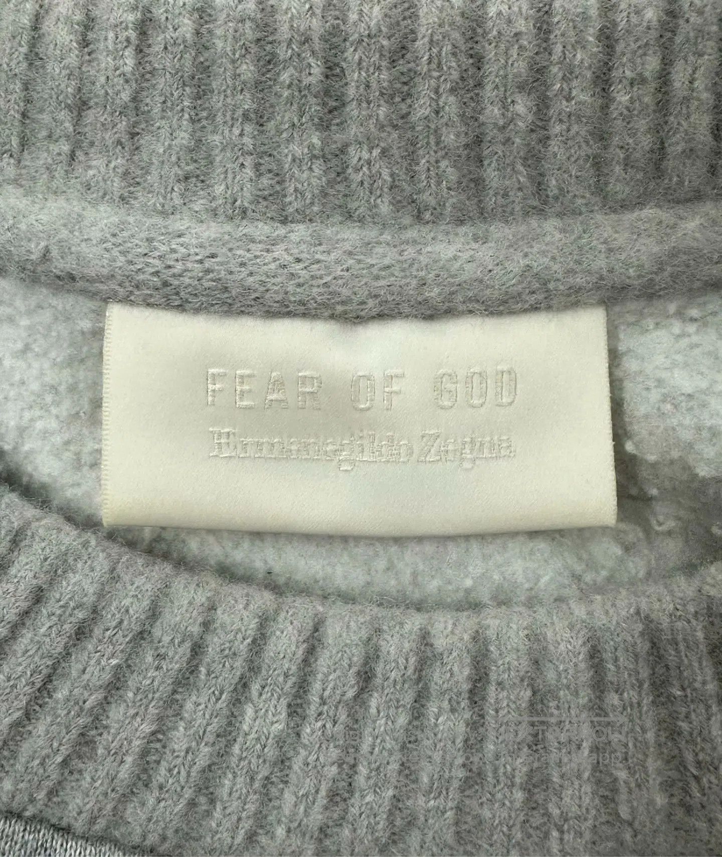 Fear of God Fear Of God Grey Fleece Lettering Sweatshirt| Size US M / EU 48-50 / 2 - 3 Thumbnail