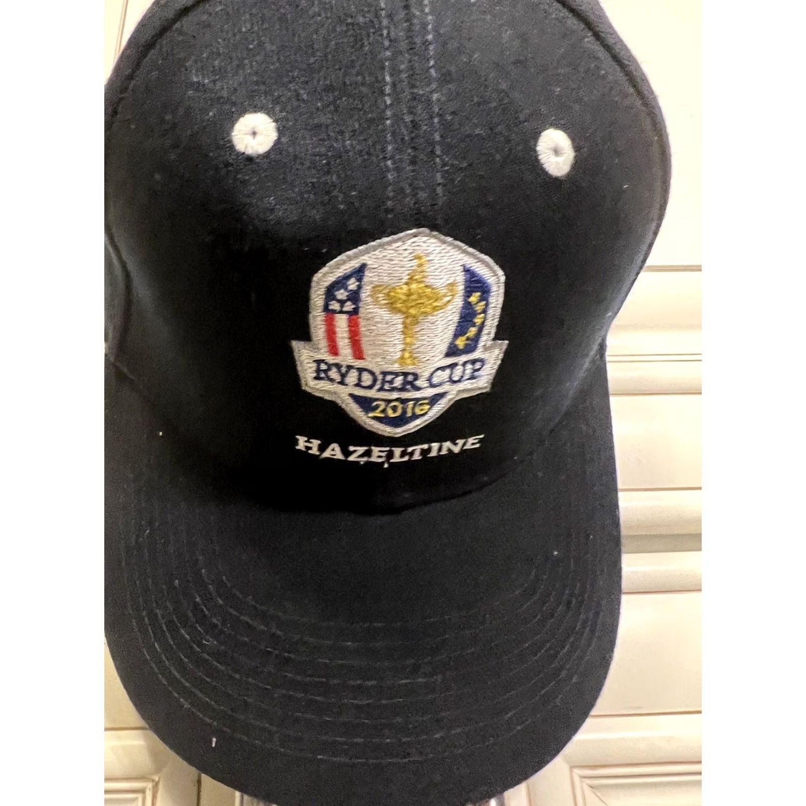 Vintage Ryder Cup Golf Hat 2016 Ahead Men Adjustable Gray Hat Size ONE SIZE - 2 Thumbnail