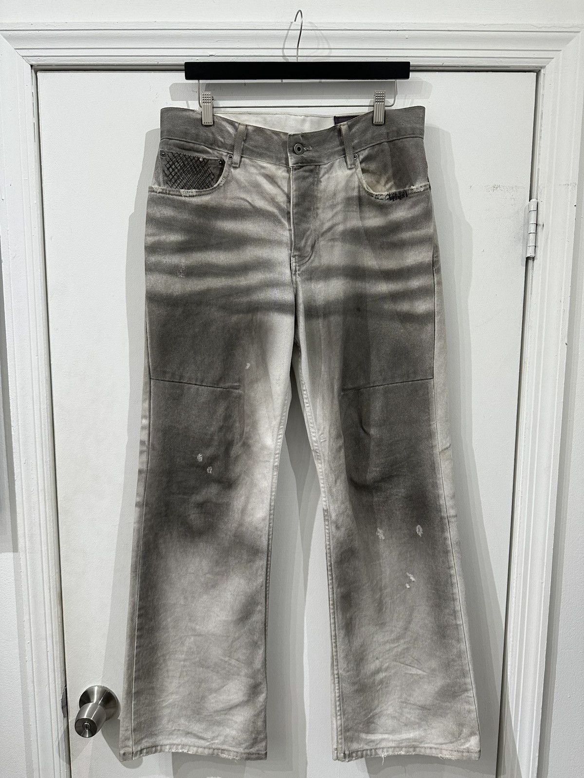 K2 Studios Waxed Bootcut Denim Pant Size 34