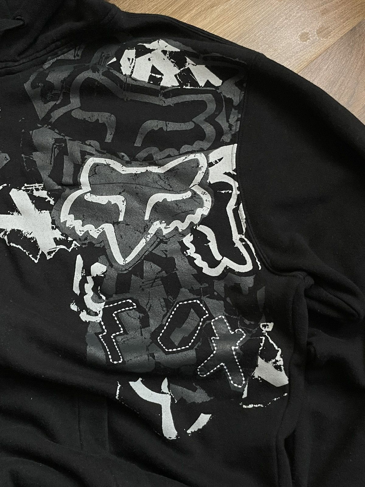Fox Racing × Vintage Fox vintage racing big logo Y2K zip hoodie Size US L / EU 52-54 / 3 - 4 Thumbnail