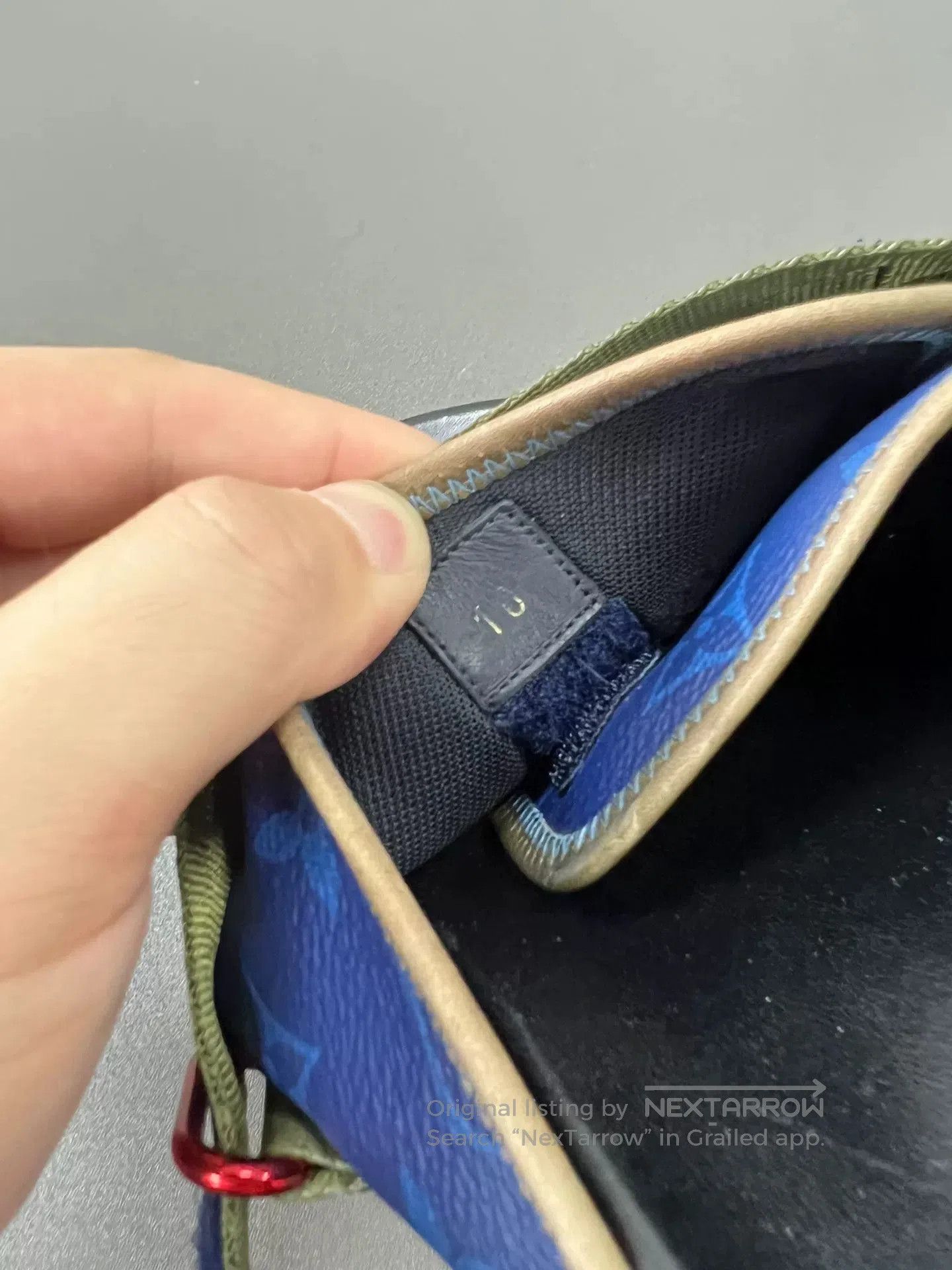 Louis Vuitton LV Nylon Strap Sandals in Dark Green. Size US 10 / EU 43 - 5 Thumbnail