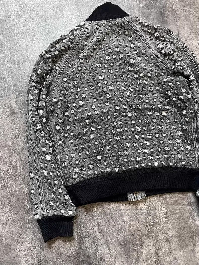 Saint Laurent Paris Saint Laurent Paris Distressed Denim Jacket Size US M / EU 48-50 / 2 - 7 Thumbnail