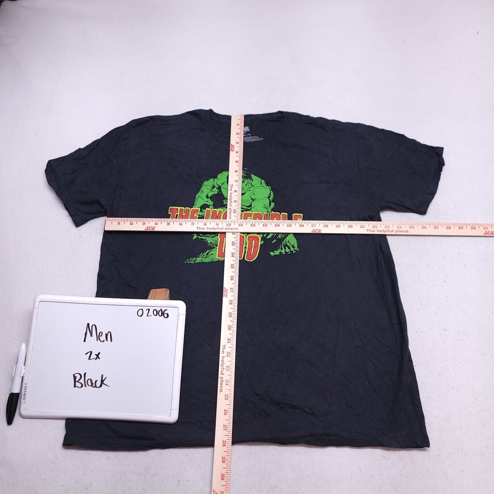Marvel Comics Marvel Hulk Pullover Graphic T Shirt Adult Men Size 2X Black Size US XXL / EU 58 / 5 - 7 Thumbnail