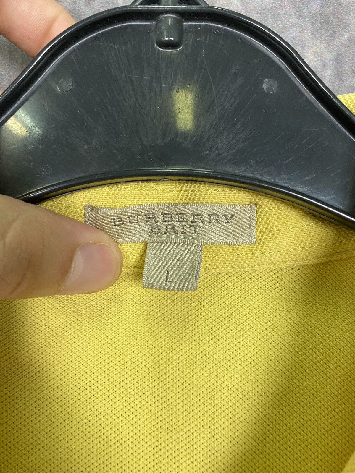 Burberry Men’s Burberry Brit Polo Shirt Luxury Streetwear Size Large Size US L / EU 52-54 / 3 - 5 Thumbnail