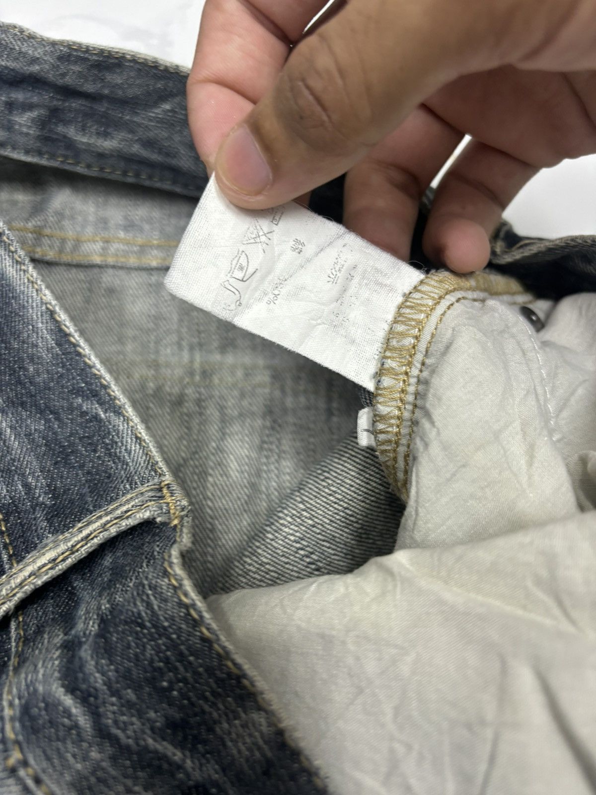 Hysteric Glamour Vintage Japanese Brand CLAWMARK Punk Denim Style Jeans Size US 35 - 11 Thumbnail