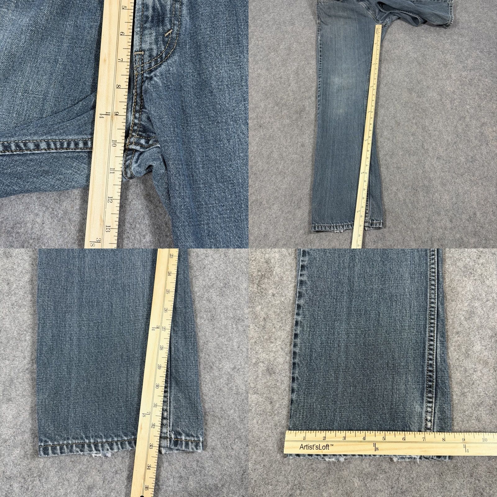 Levi's Levi's 514 Slim Straight Jeans Men's Blue Denim Size 32x33 Size US 32 / EU 48 - 9 Thumbnail