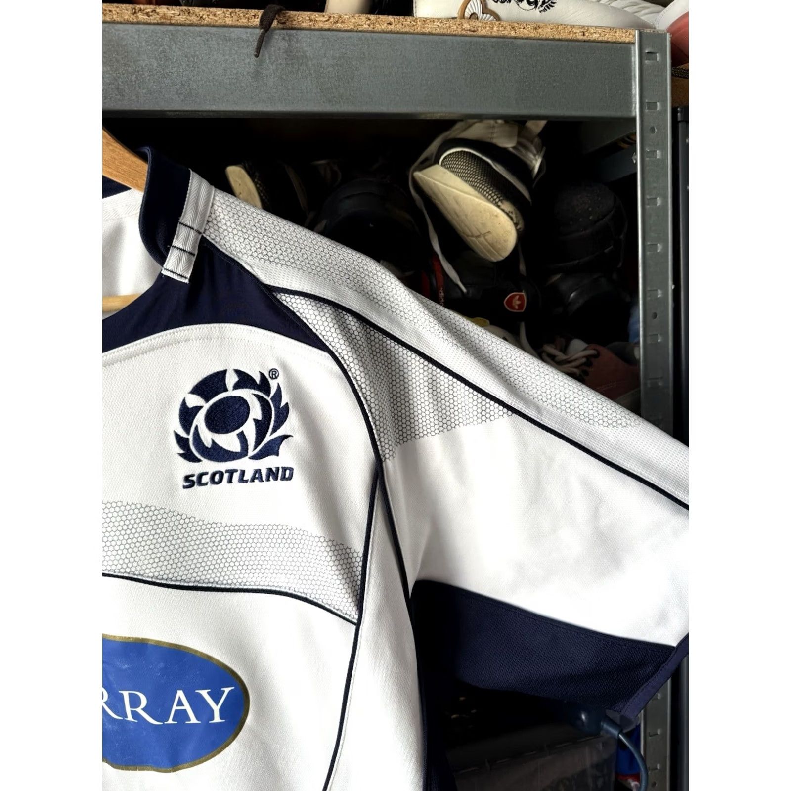 Vintage SCOTLAND RUGBY Canterbury 2007 2008 White Men’s M Shirt Jersey Rugby Jersey 90s Sports Size US M / EU 48-50 / 2 - 6 Thumbnail