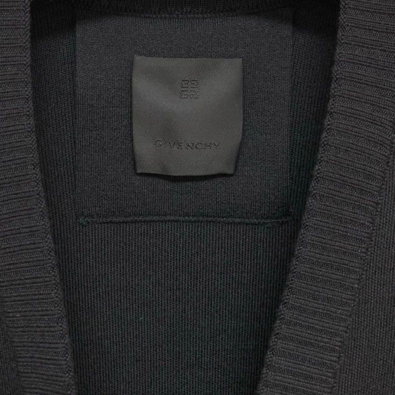 Givenchy Givenchy Black Classic Knit Cardigan with Buckle 2506-Nexta Size US S / EU 44-46 / 1 - 6 Thumbnail