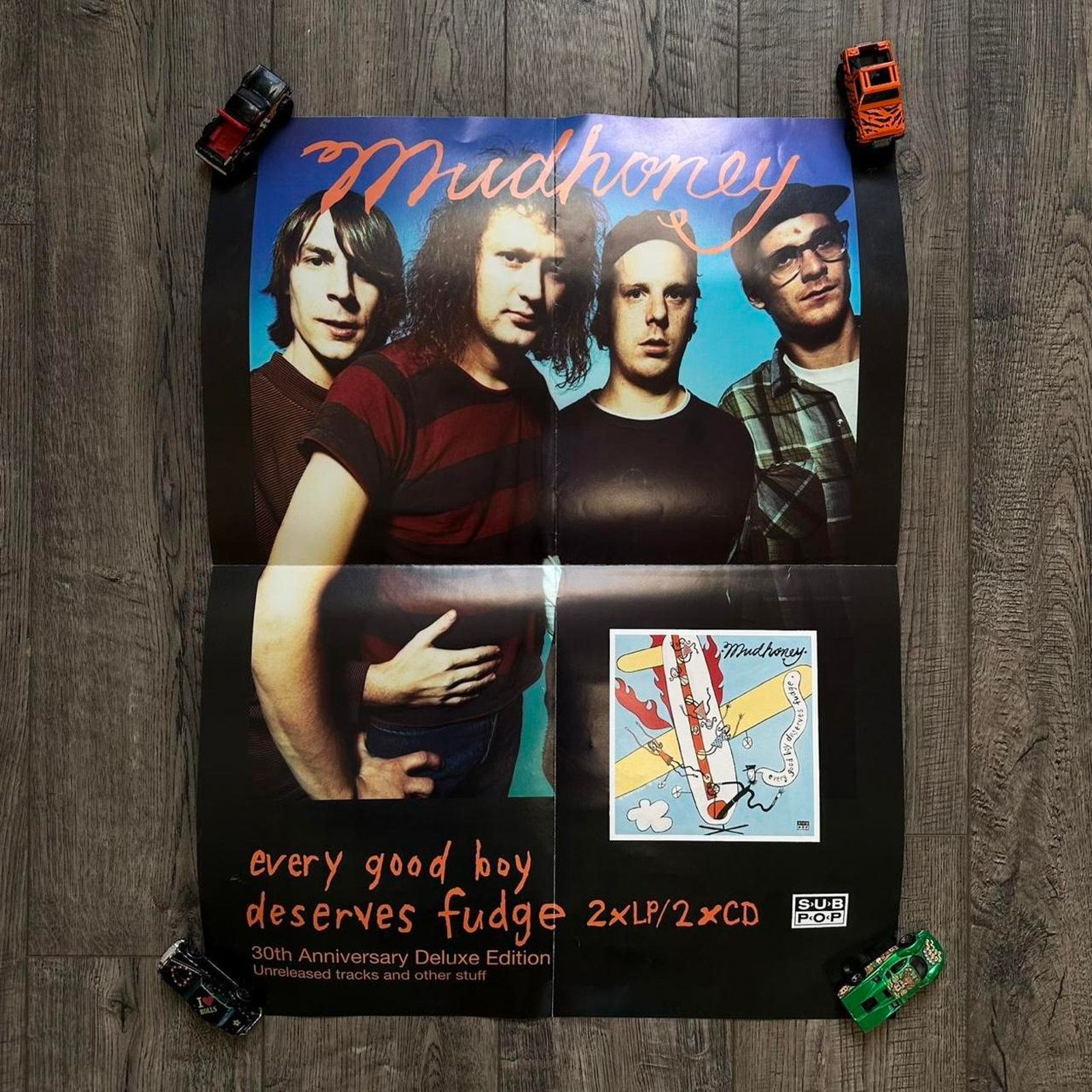 Vintage Mudhoney Every Good Boy Deserves Fudge Record Poster Print Size ONE SIZE - 1 Thumbnail