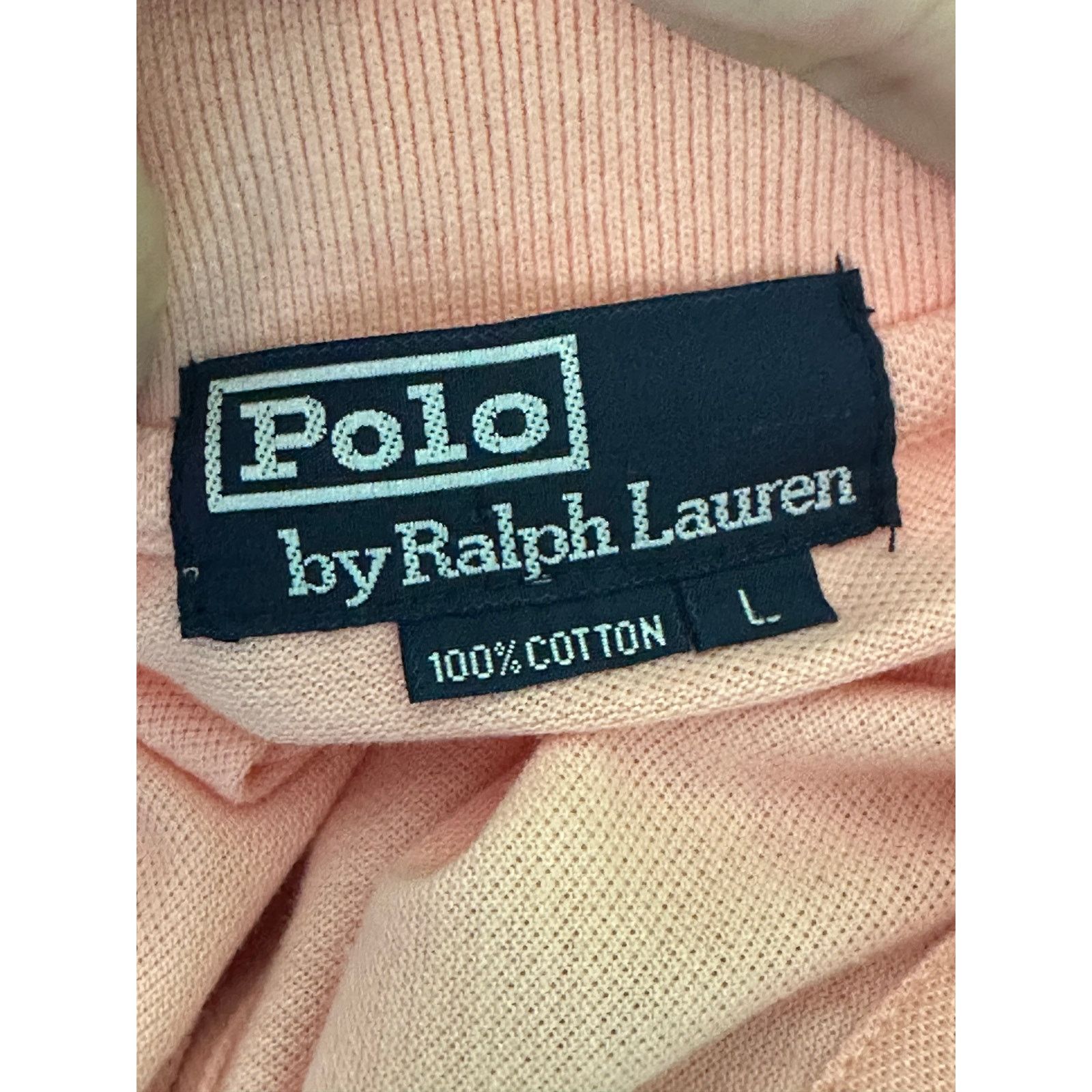 Polo Ralph Lauren Polo by Ralph Lauren melon short sleeves Polo Shirt size L Size US L / EU 52-54 / 3 - 3 Thumbnail