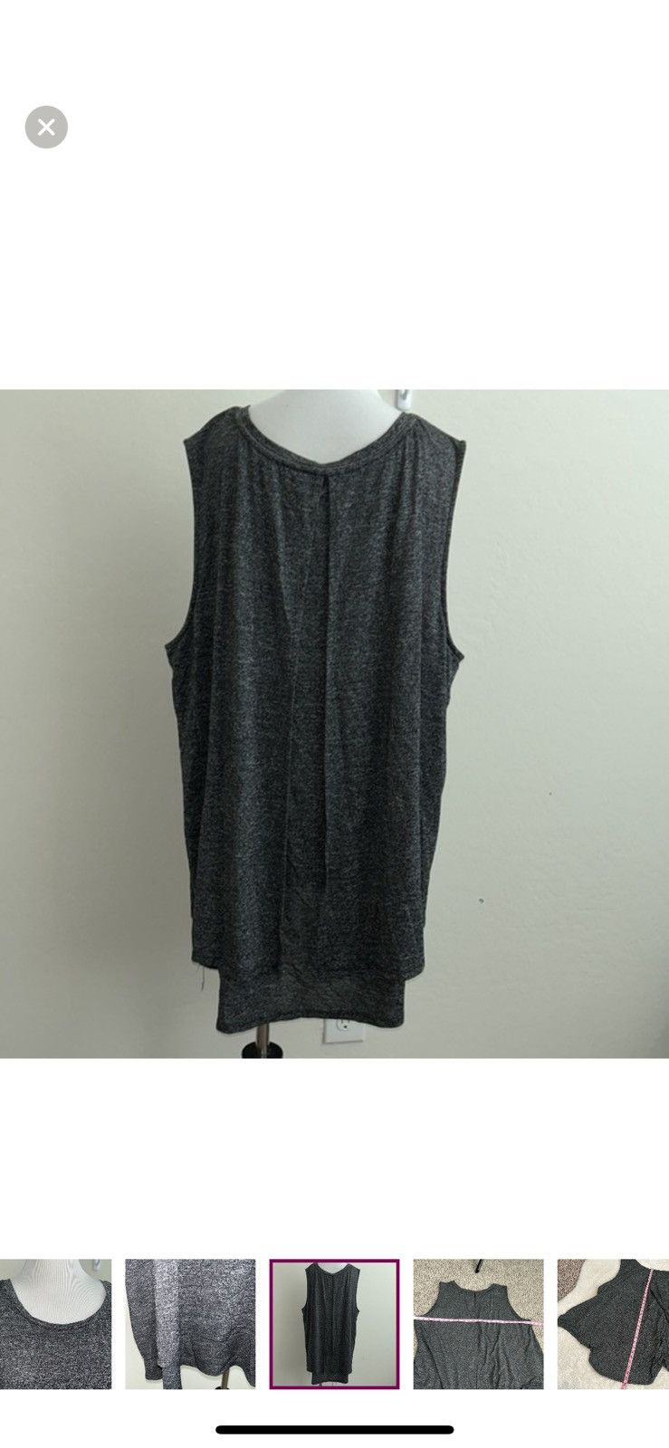 Apt. 9 Apt. 9 3x space dye sleeveless blouse Size 3XL / US 20-22 - 4 Thumbnail