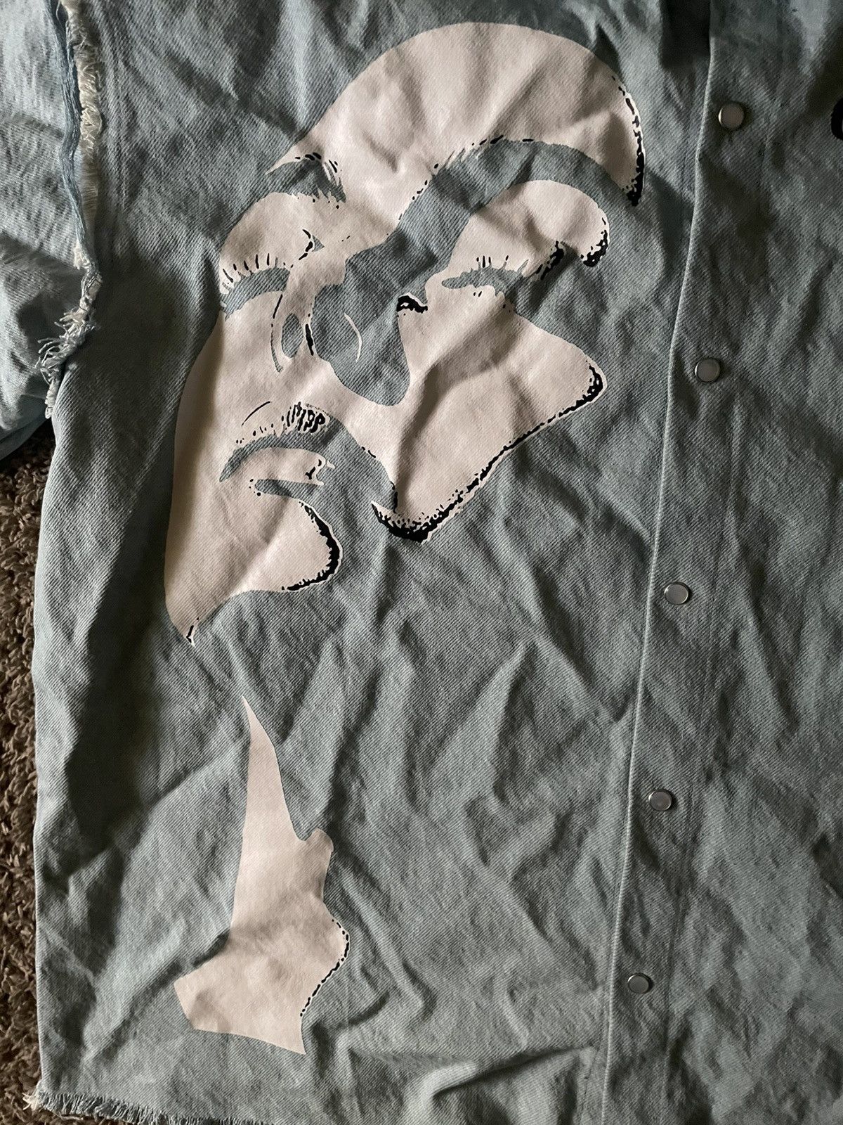Other Denim distressed button-up shirt Size US XXS / EU 40 - 7 Thumbnail