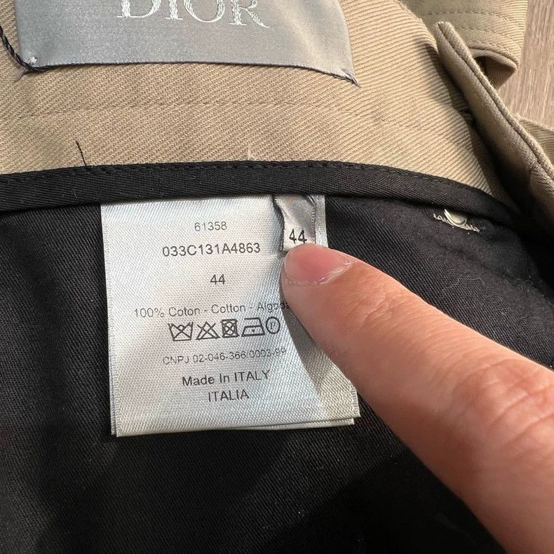 Dior Dior Co-branded embroidered letter lumberjack trousers 2504 Size US 28 / EU 44 - 7 Thumbnail
