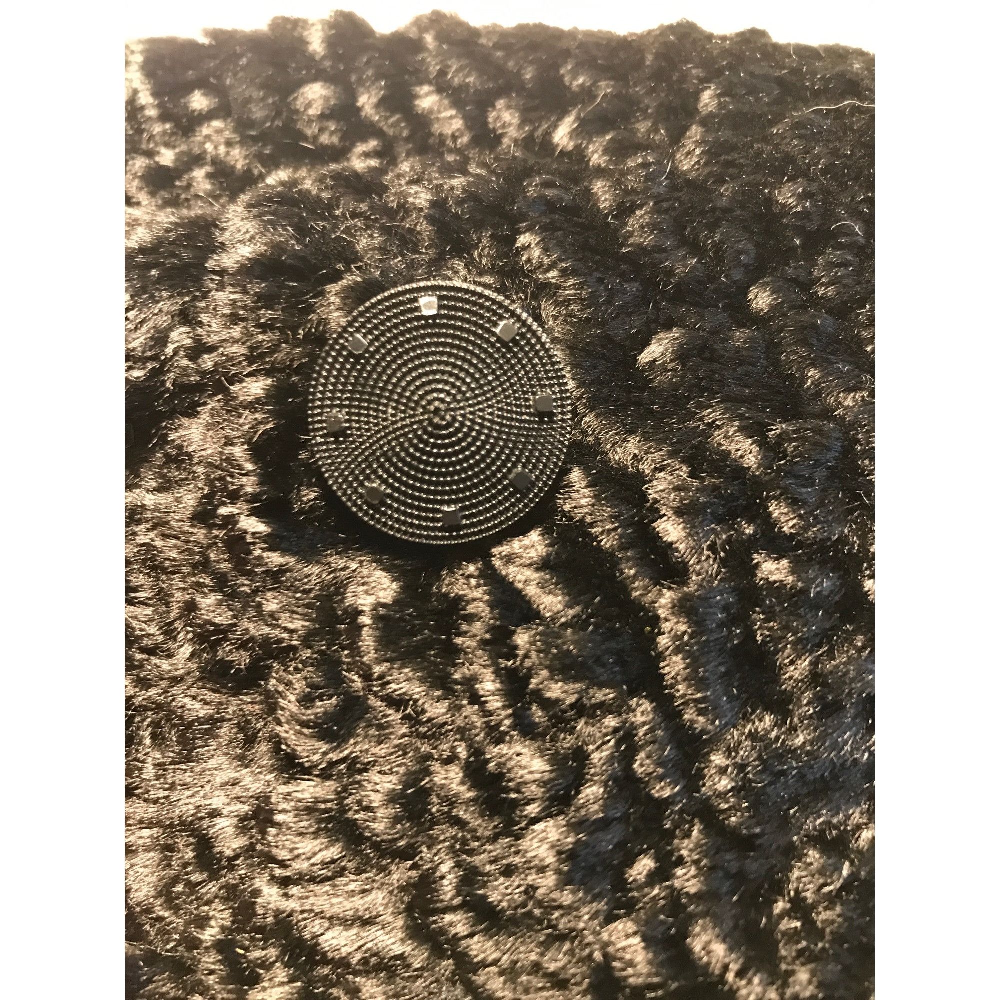 Vintage 1Madison Women's Black Persian Lamb Faux Fur Jacket Coat Size S / US 4 / IT 40 - 8 Thumbnail