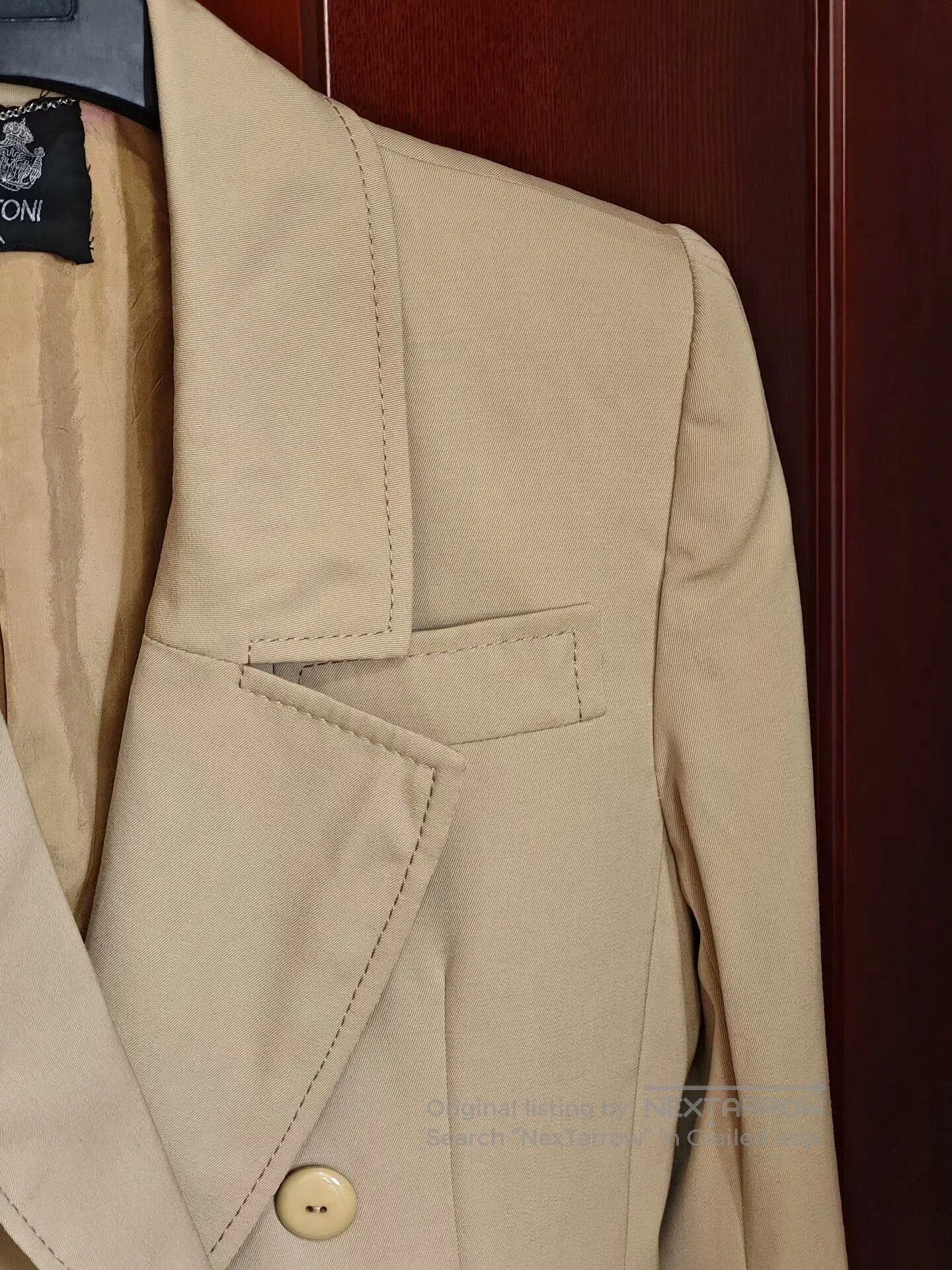 Battistoni Battistoni Italian Wool Blend Women’s Blazer. Size M / US 6-8 / IT 42-44 - 2 Thumbnail