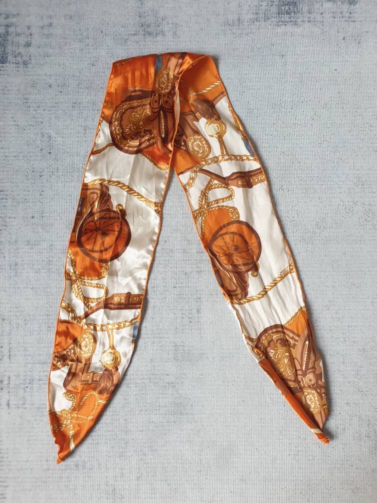 Japanese Brand Unbrand baroque style cream orange neck accessories Size ONE SIZE - 4 Thumbnail